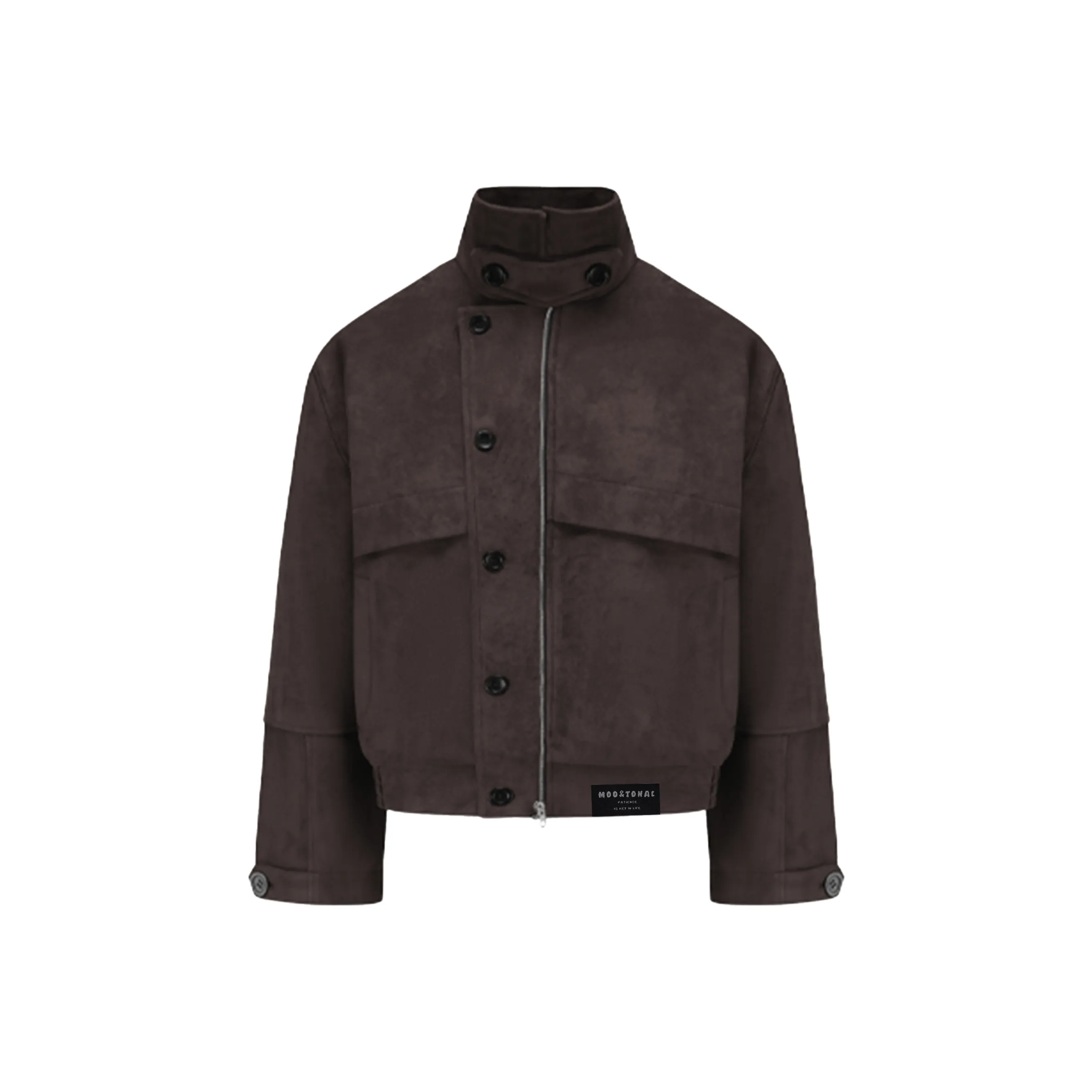 MOO TONAL Темно-коричневые унисекс куртки