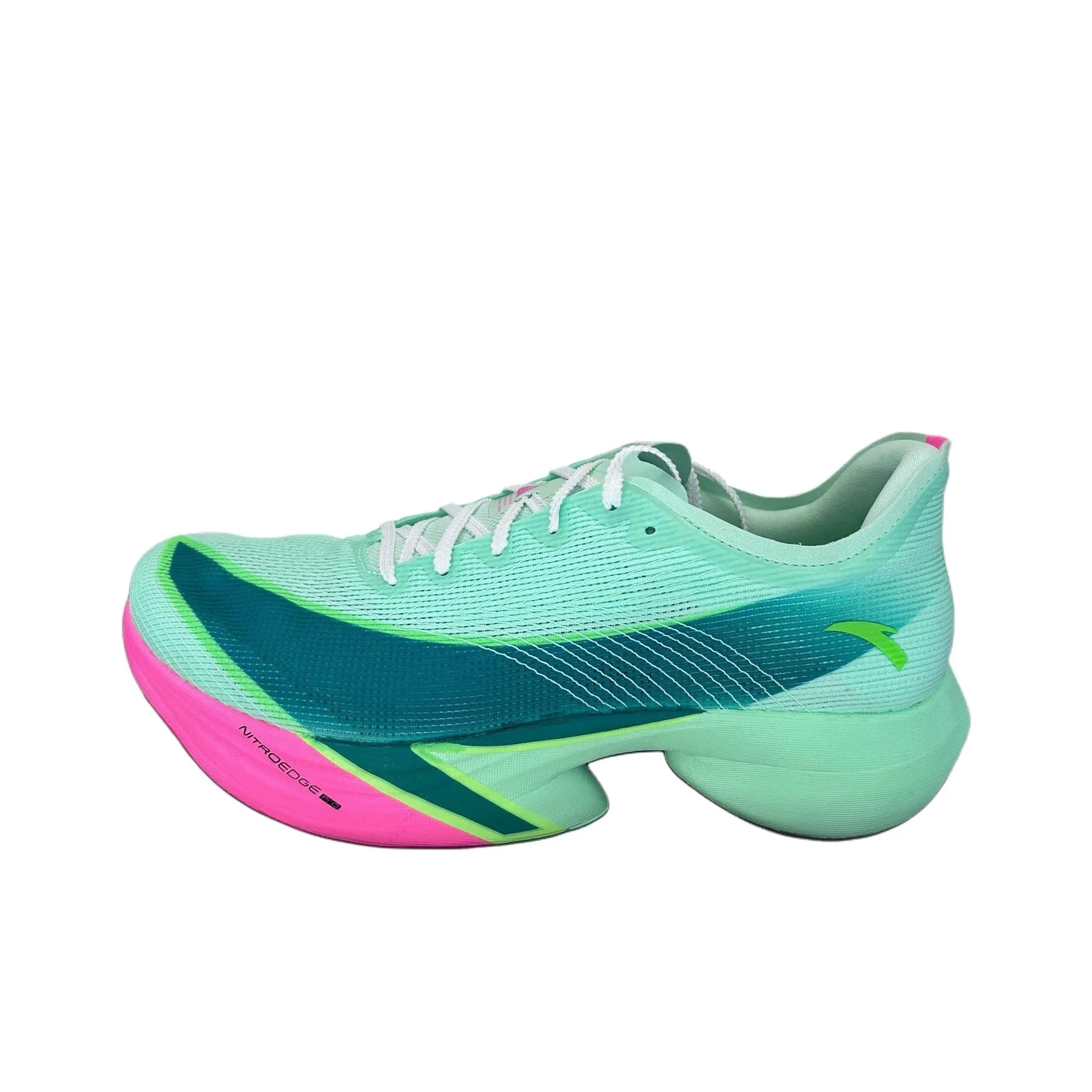 ANTA C10 Pro Slip-resistant Abrasion-resistant Low Top Casual Running Shoes Men's Green ANTA C10 Pro Противоскользящий Устойчивый к истиранию Низкий Топ Повседневные Беговые Кроссовки Мужские Зеленые