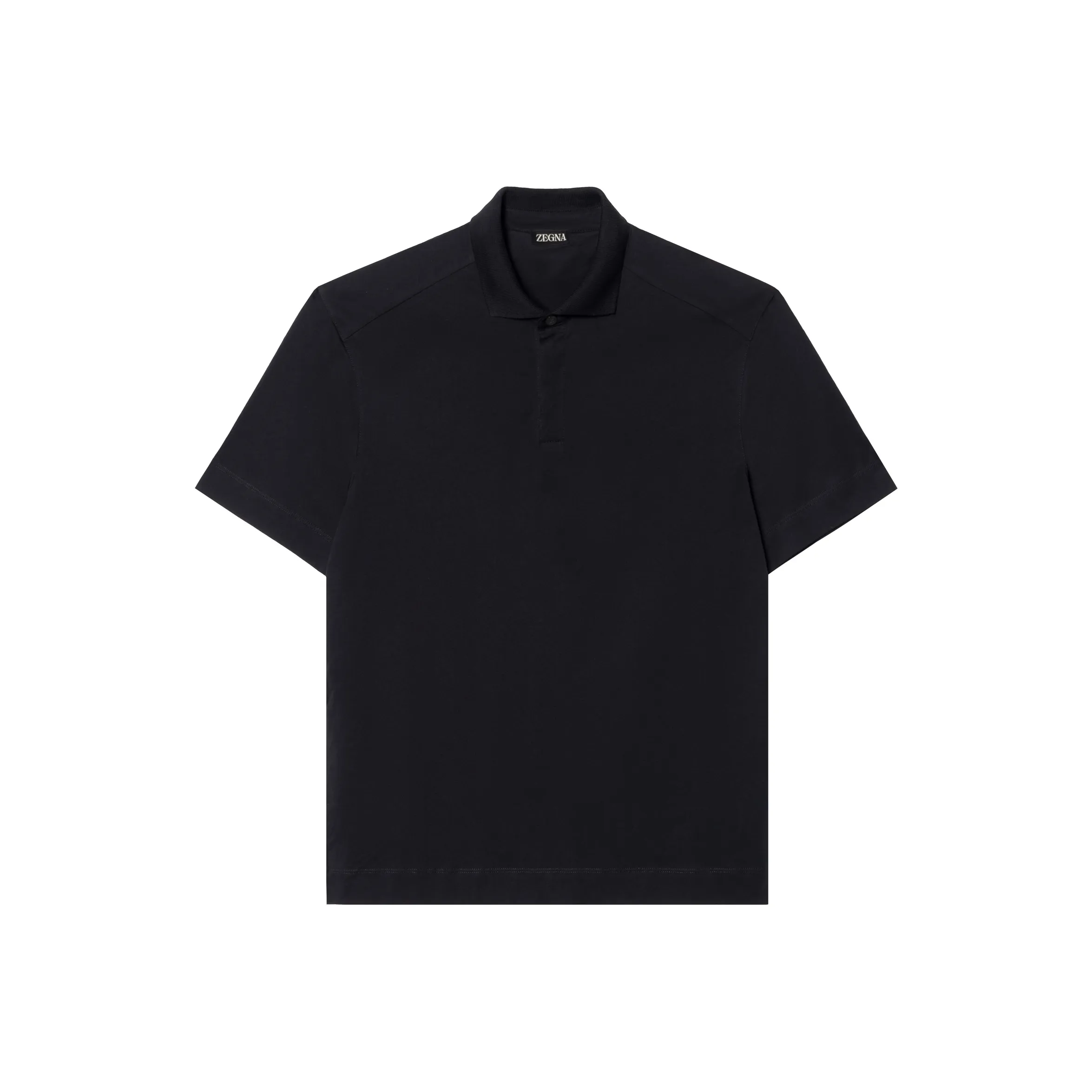 Zzegna Мужская поло морской синий