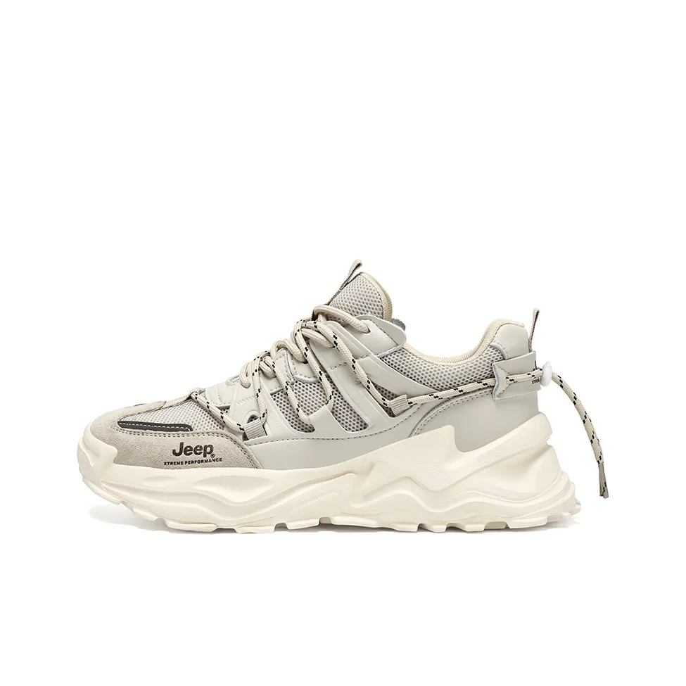 Jeep Street Biking Collection Амортизация Устойчивый к истиранию Увеличивающие высоту кроссовки Мужские
