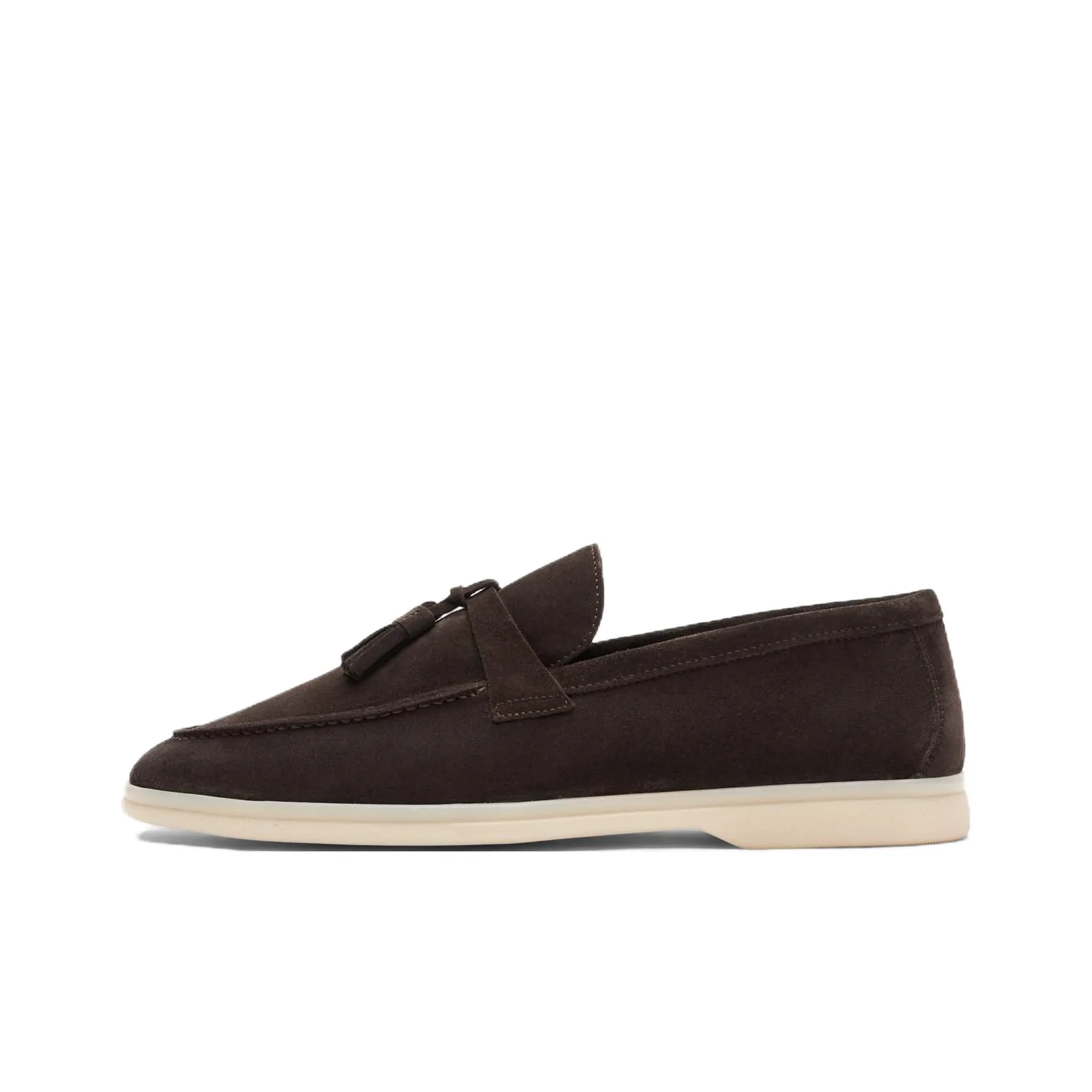 SCAROSSO Tassel detail Suede Loafers