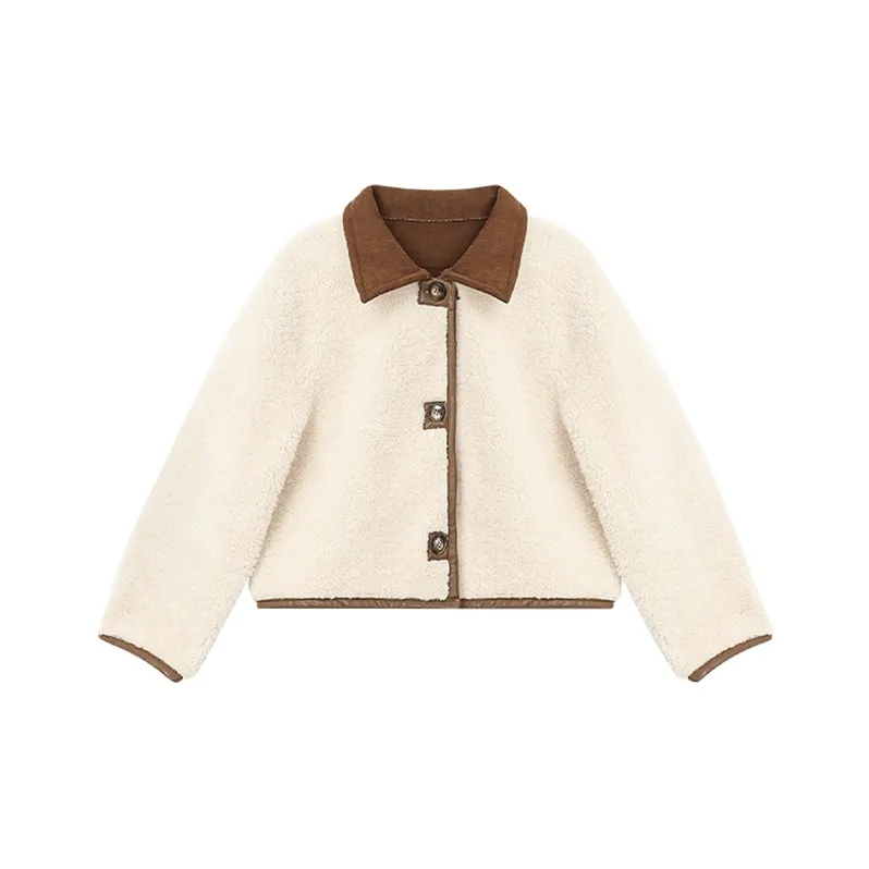 SISC Ecru Двустороннее пальто женское пуховик