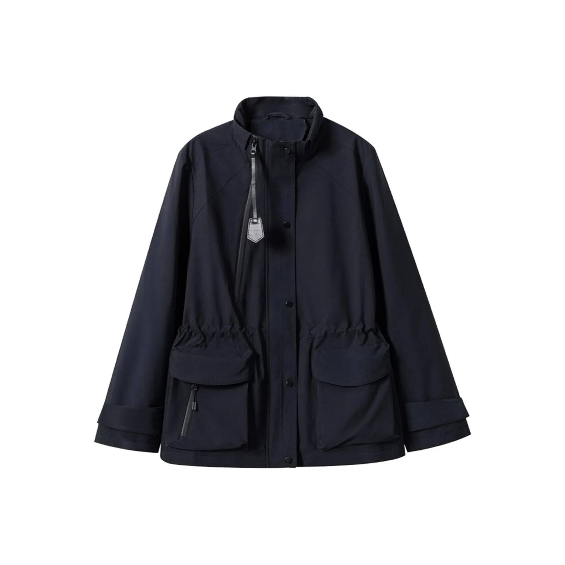 POWXV Темно-синий тренч для женщин