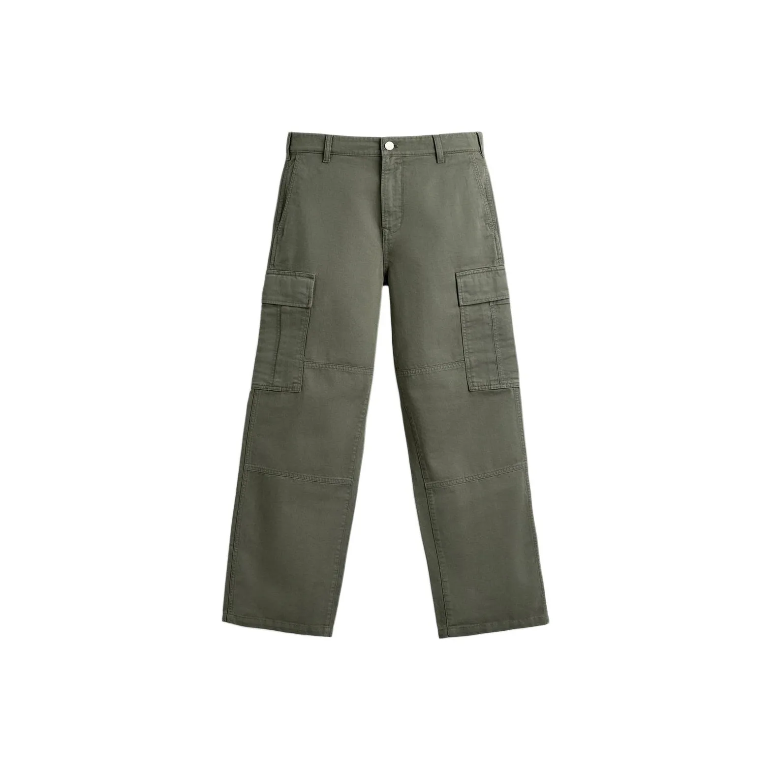 ZARA Light Green Men's Cargo Pants ZARA Светло-зеленые мужские карго-брюки