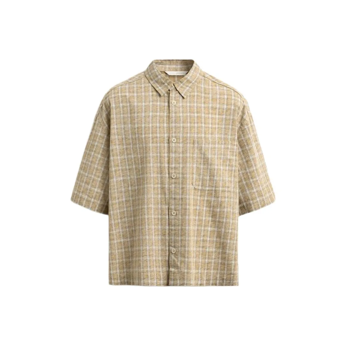 ZARA Горчичный Мужской Рубашки