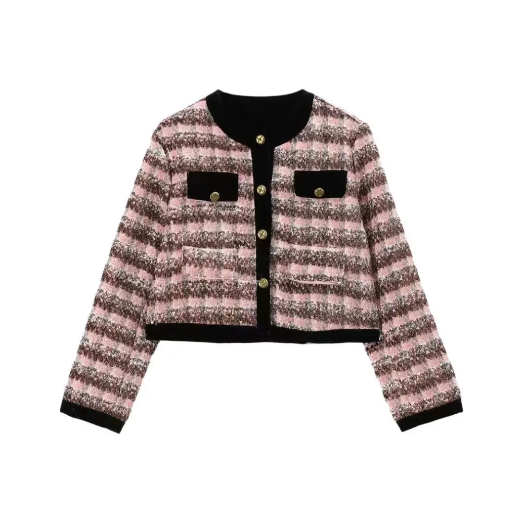 PZGE Розовый Куртка Женские Куртки