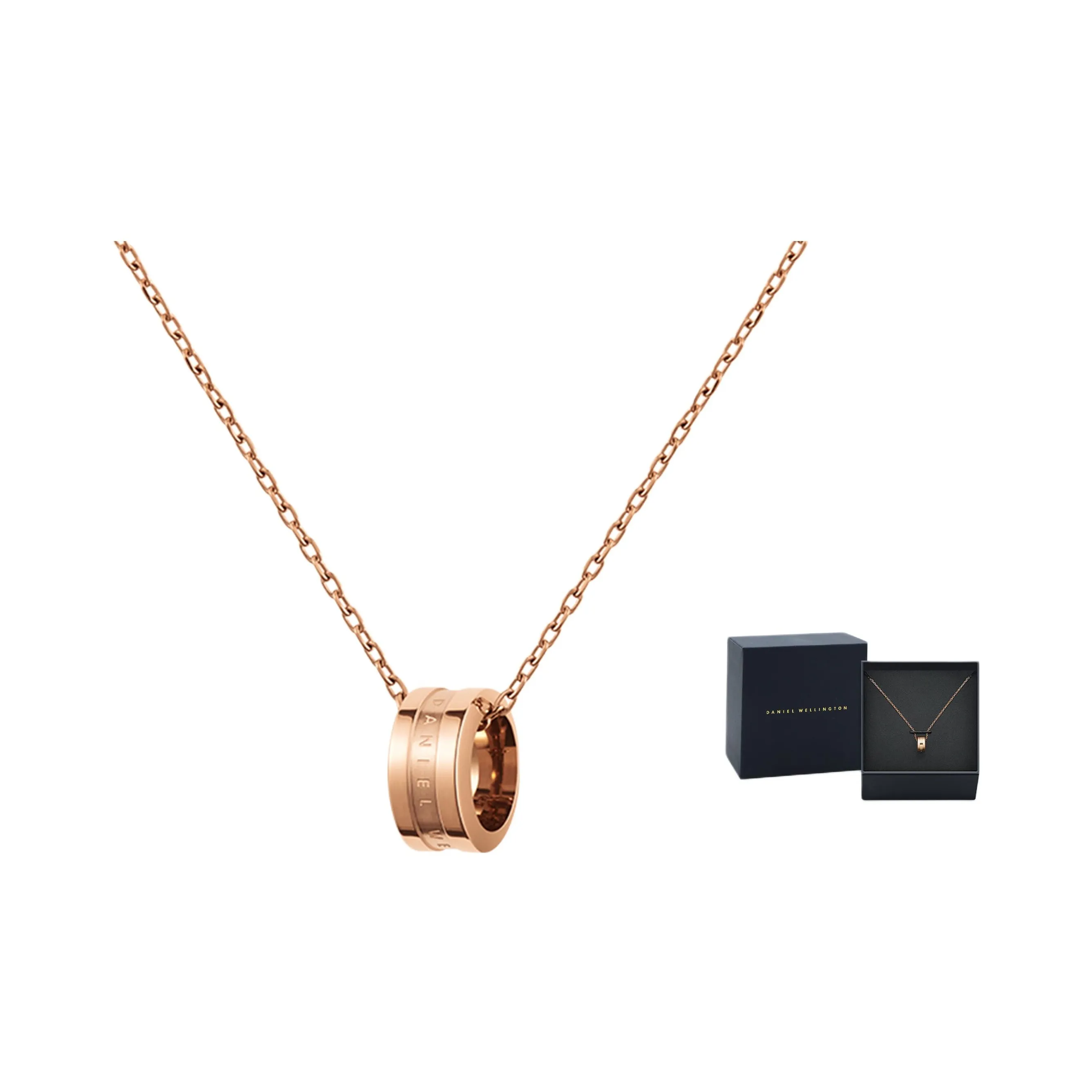 Daniel Wellington Luxury Necklaces Unisex Rose Gold