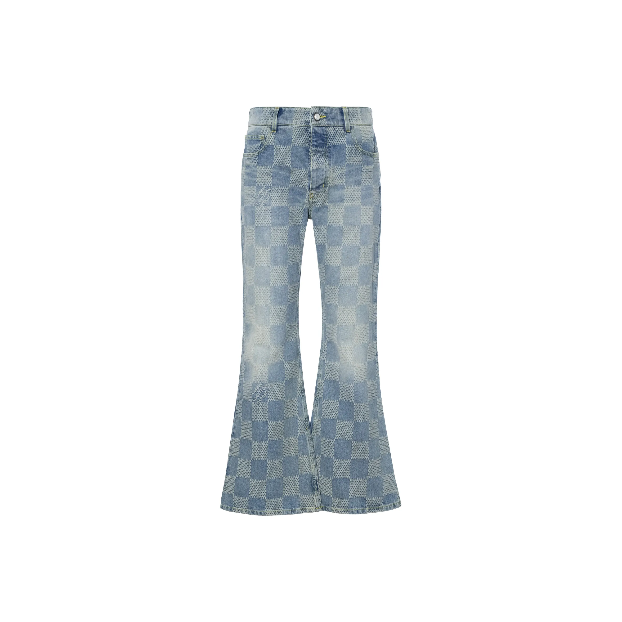 LOUIS VUITTON Damier Denim Skate Pants