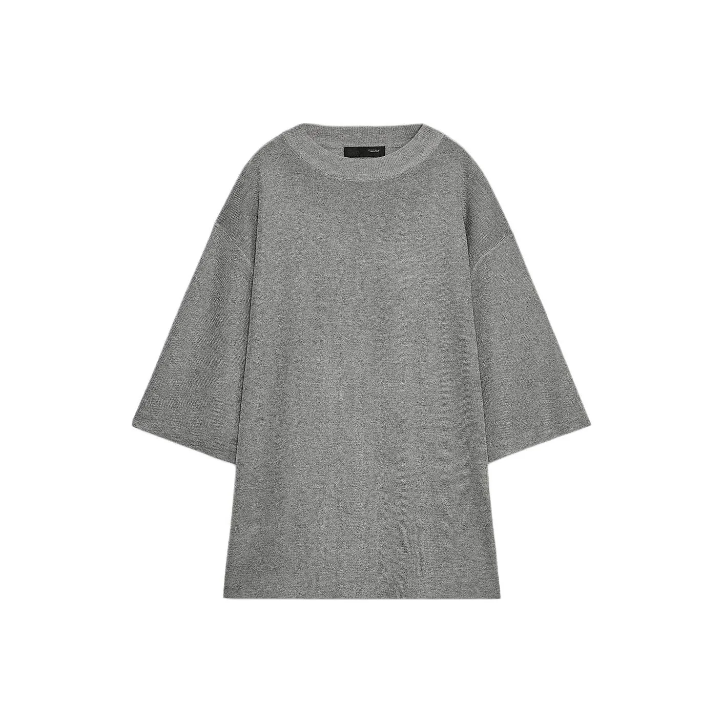 ZARA Зебра с принтом серый женский трикотаж