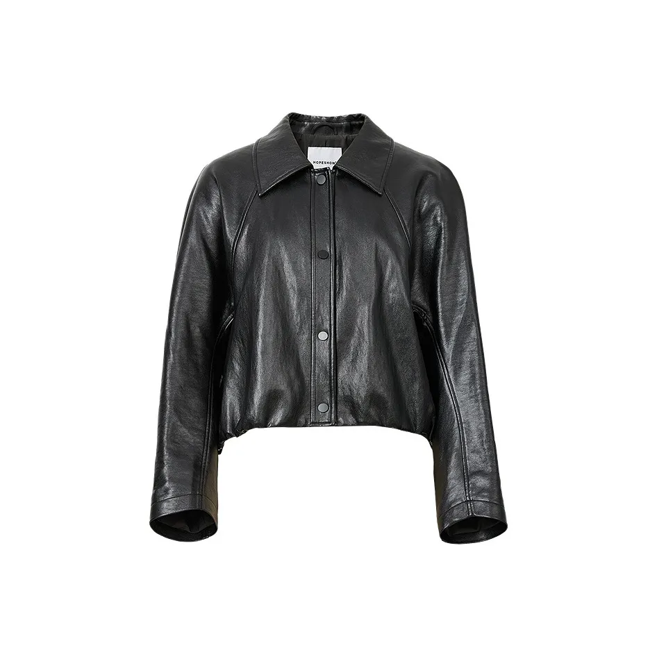 Hopeshow кожаная куртка женская