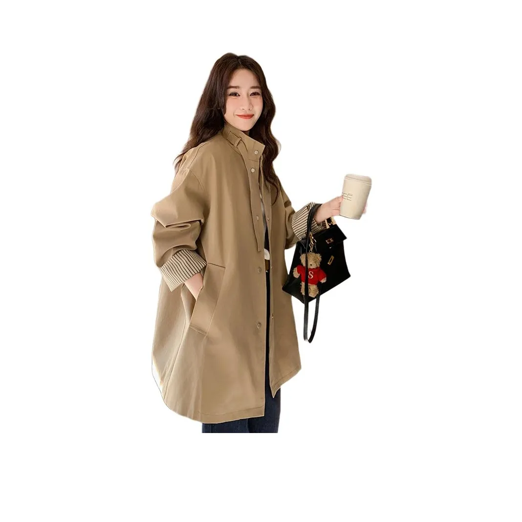 MEXICAN Хаки Женская тренч-куртка