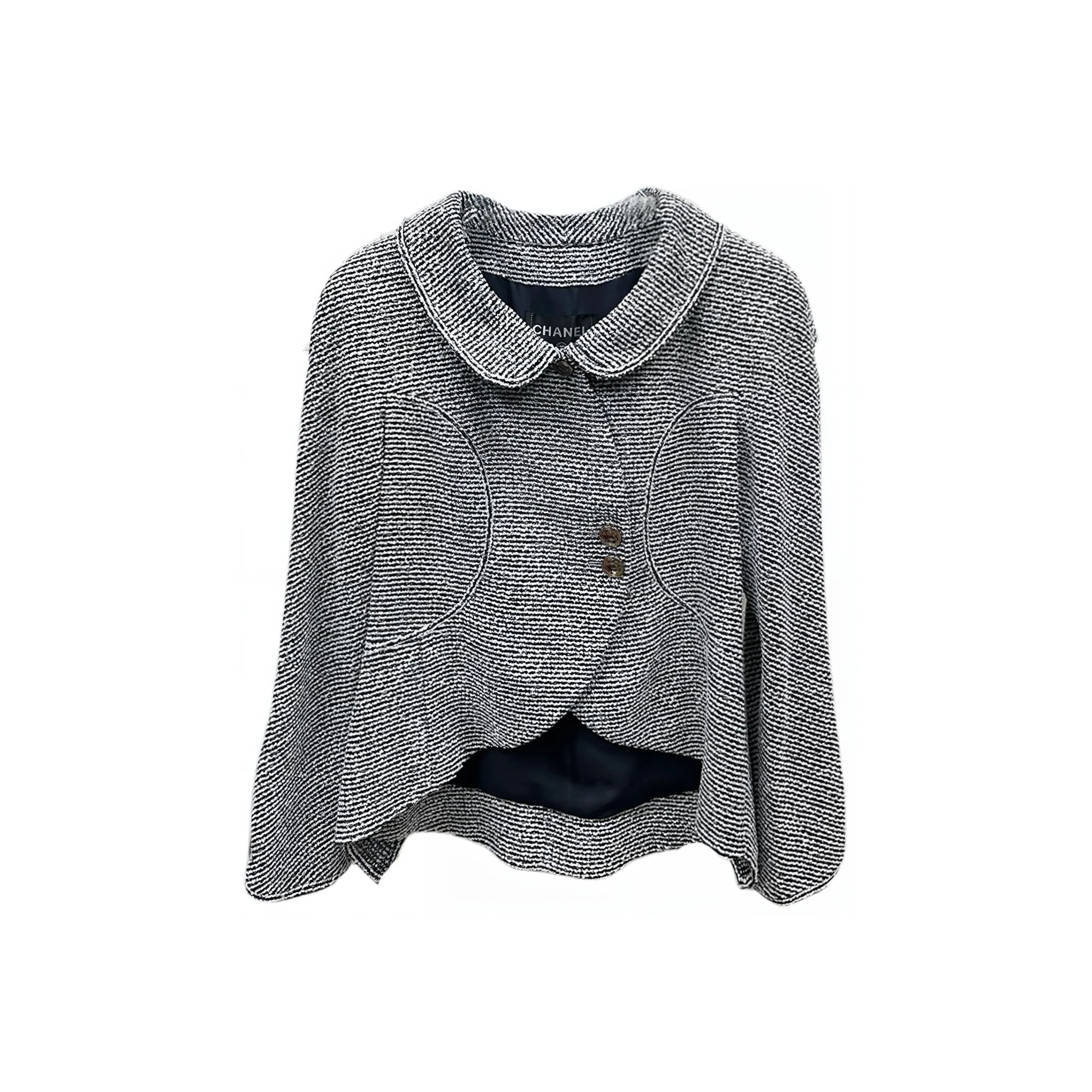 CHANEL 20 Early Spring Show Style Business Suits Coats Women's Gray