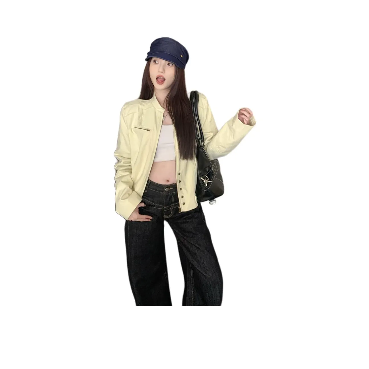 Little LU Studios Cropped Coat Women's