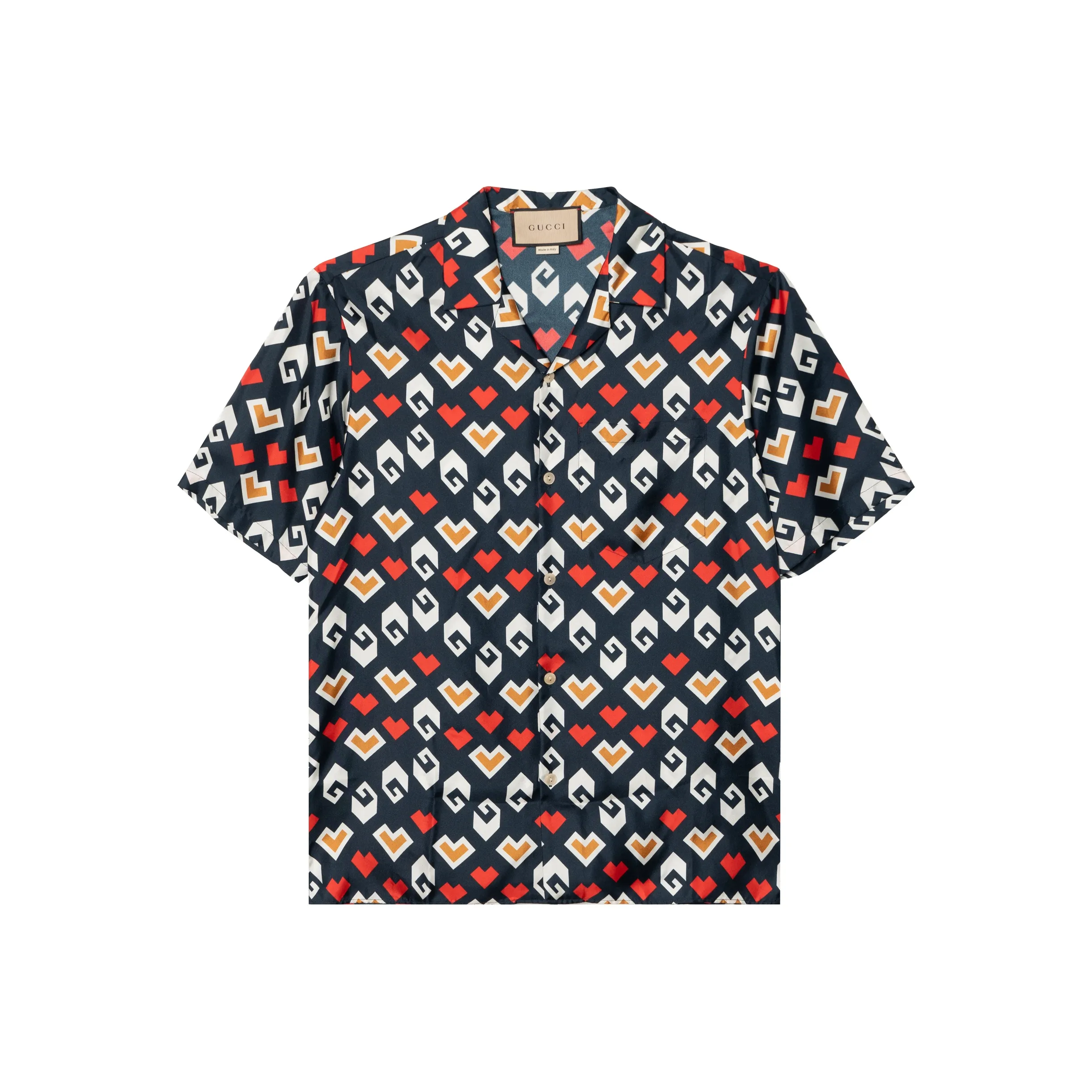 GUCCI Valentine's Day Collection FW23 Рубашка Мужская Многоцветная