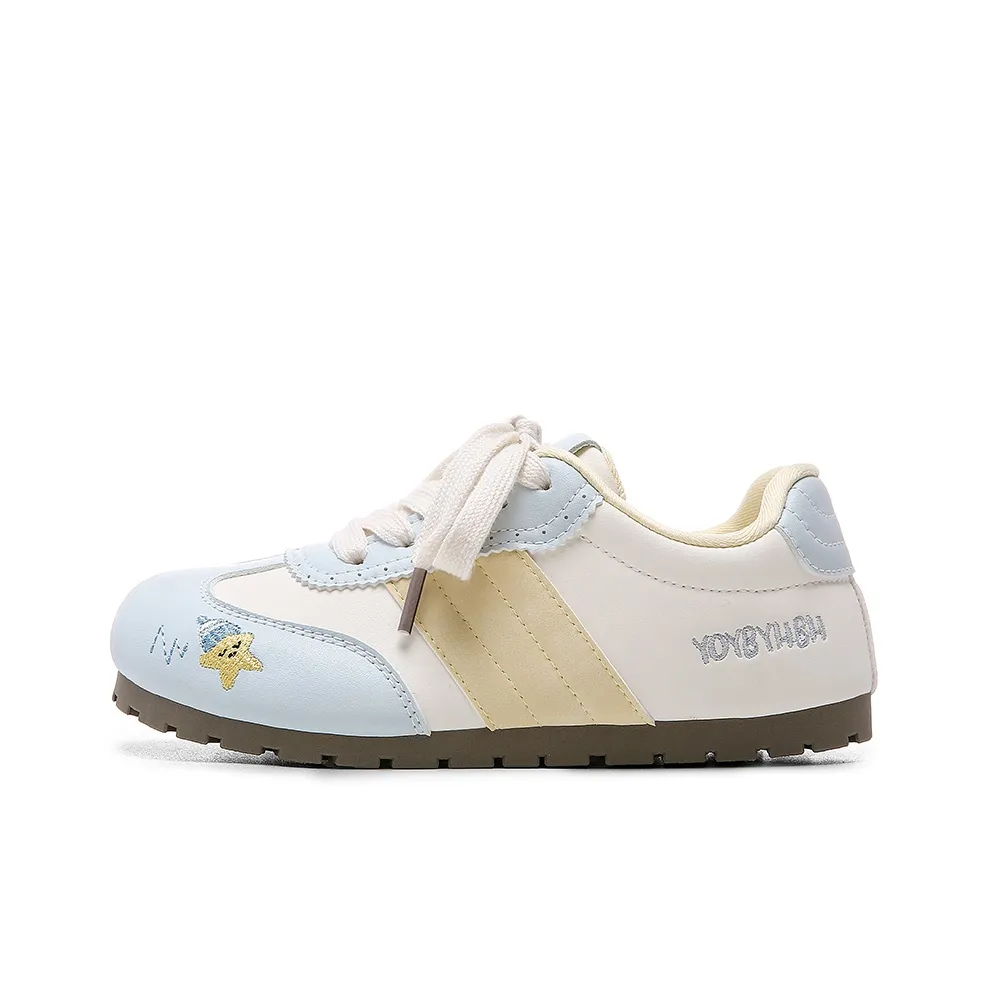 Lovely You Износостойкий и Легкий Низкий Топ Повседневная Обувь Женская Желтая Синяя