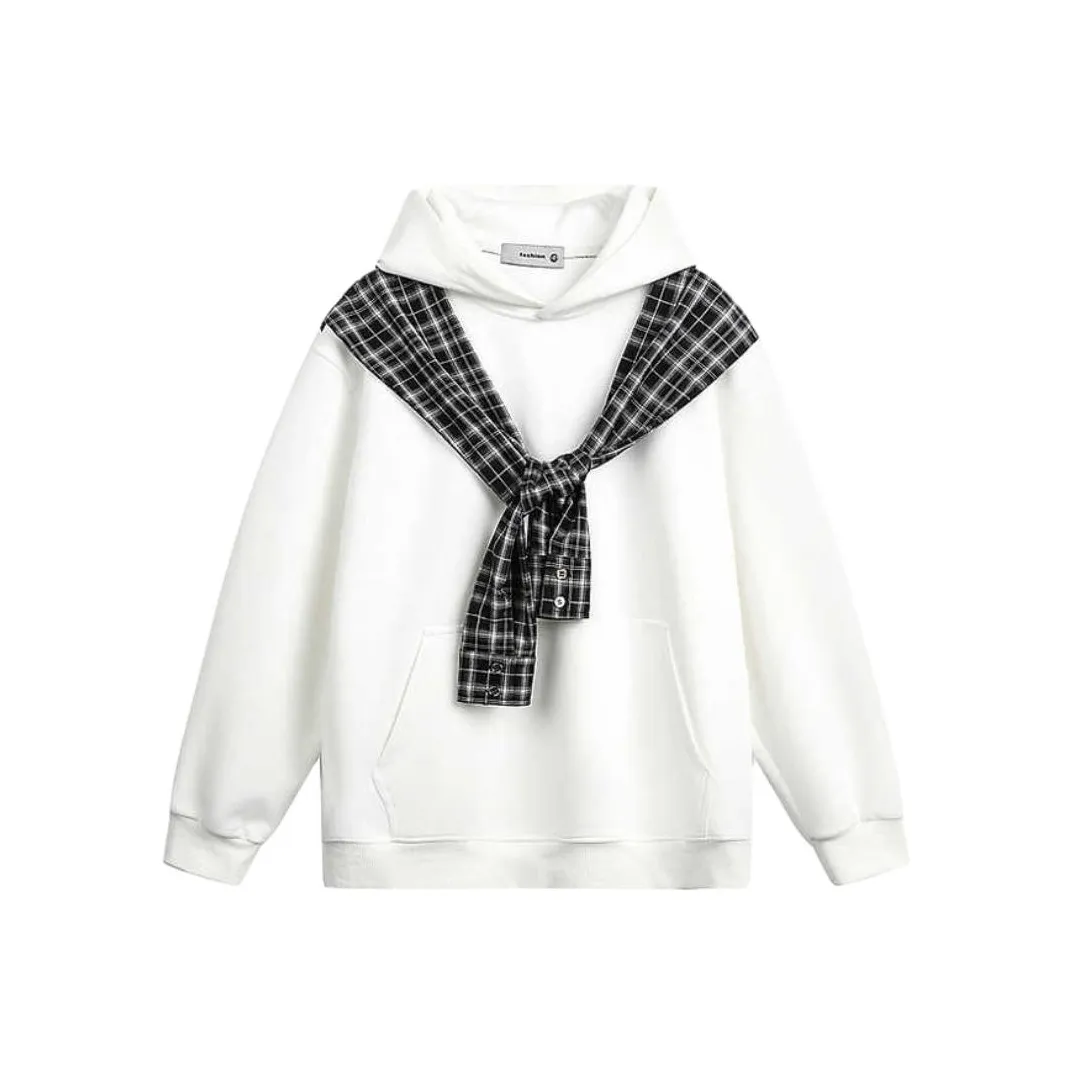 NRXX Мужская одежда Высокое качество Тяжелый С капюшоном Шаль Рубашка Свитшот Повседневный Спортивный Свободный крой Подростки Мужской