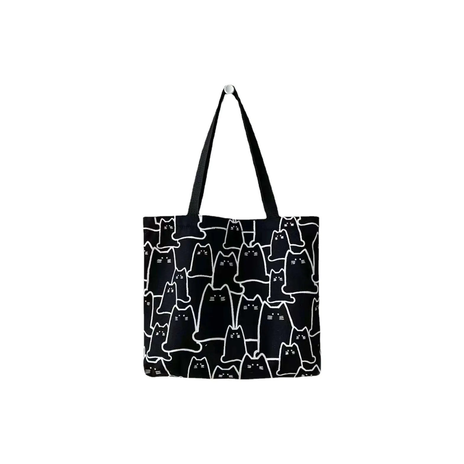 BEAUTIFUL AND CHARMING Клетчатая холщовая сумка через плечо портативная для хранения