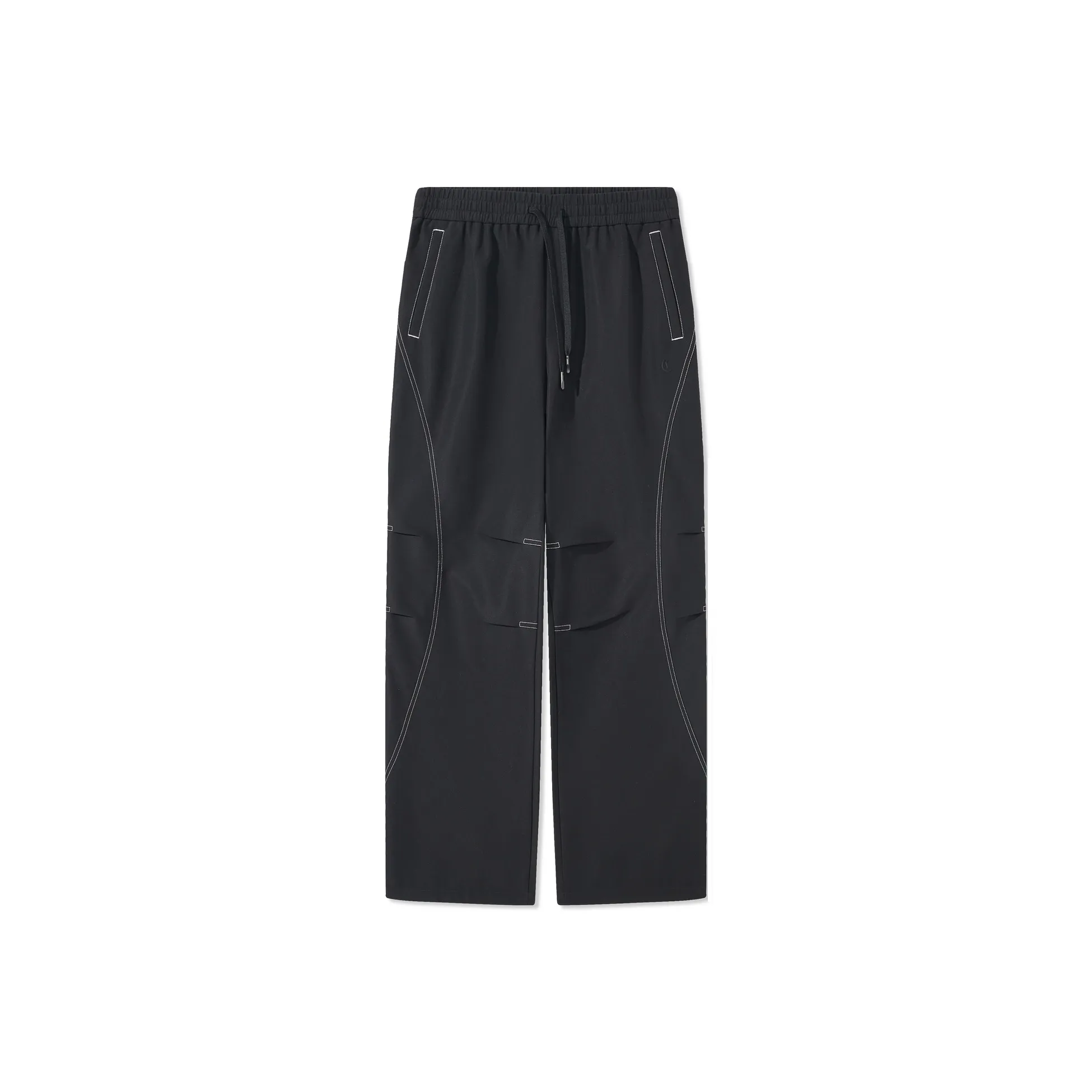 Cabbeen Угольный Черный Утолщенный и с флисовой подкладкой Мужские Повседневные Штаны