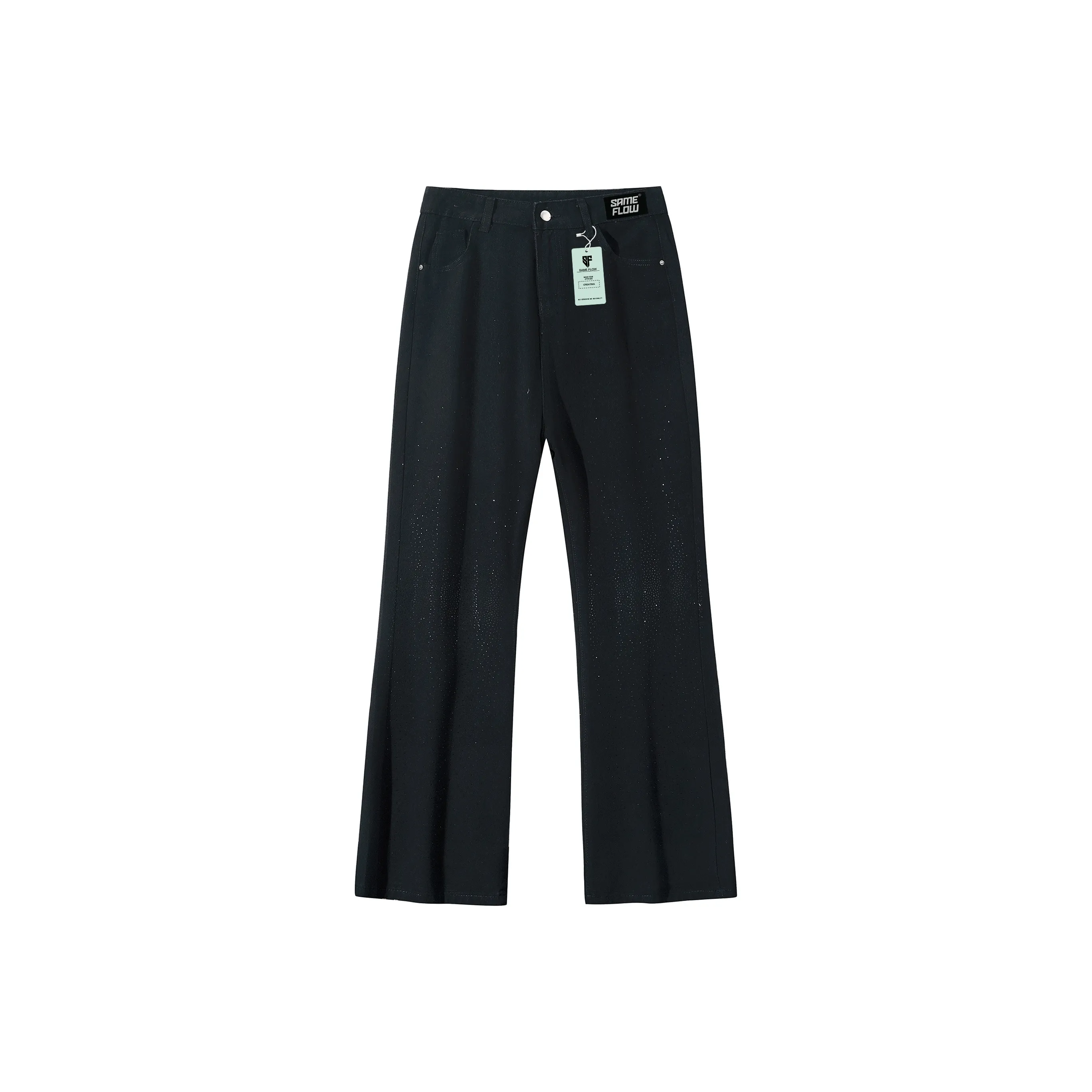 SAME FLOW [Базовый] Черный Унисекс Джинсы