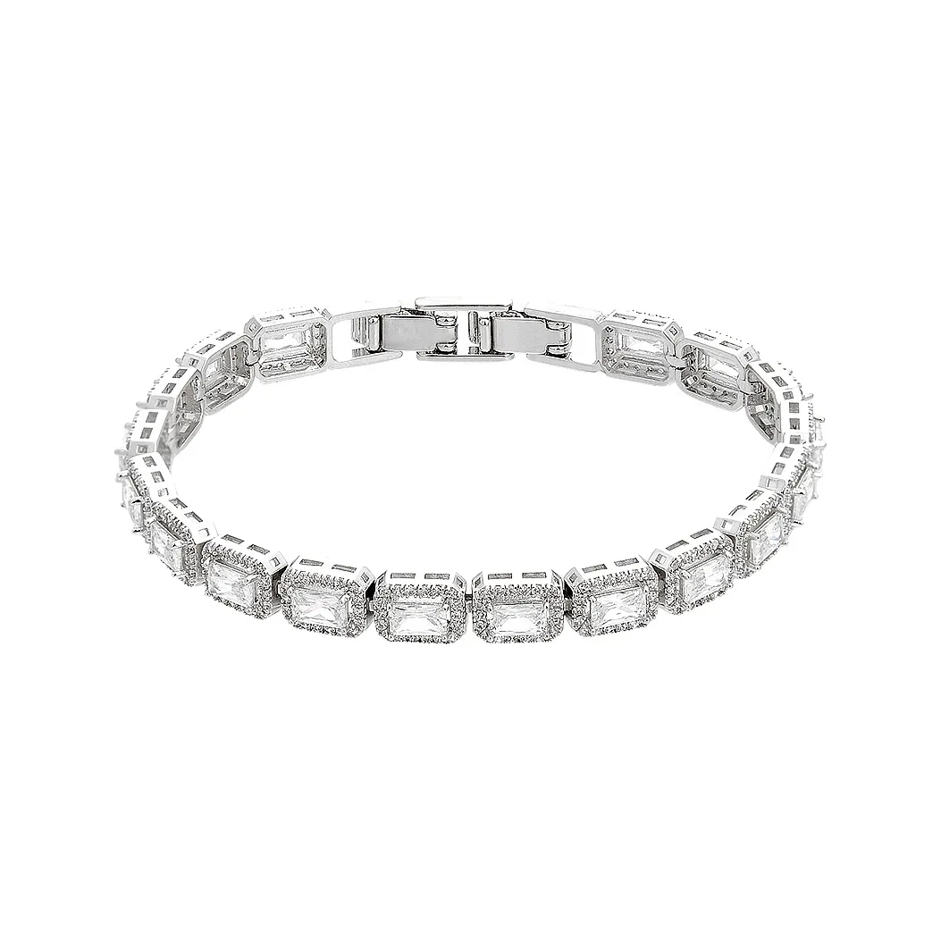 Lano Сахарный кубик DAZZLE Полностью украшенные стразами Браслеты Женские