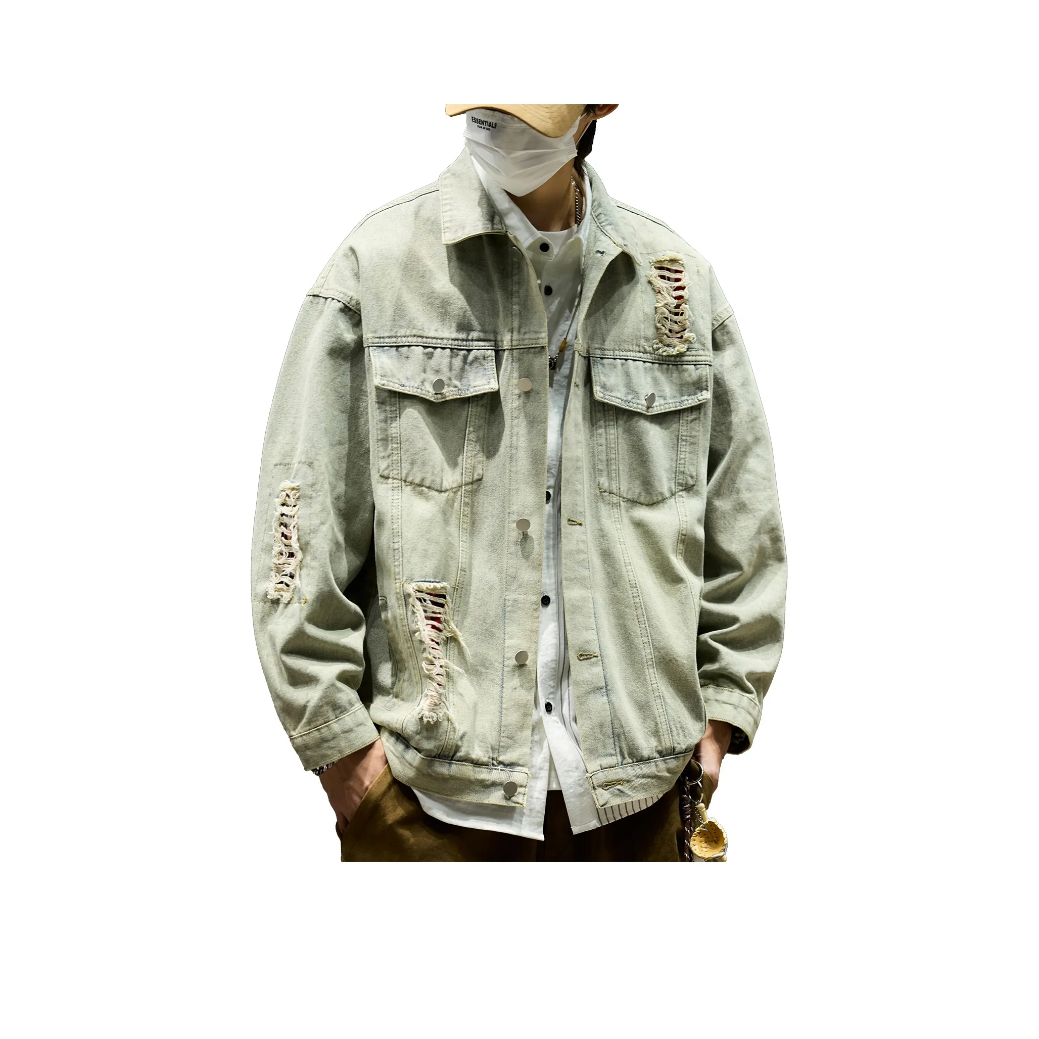 SZON Мужская Джинсовая Куртка