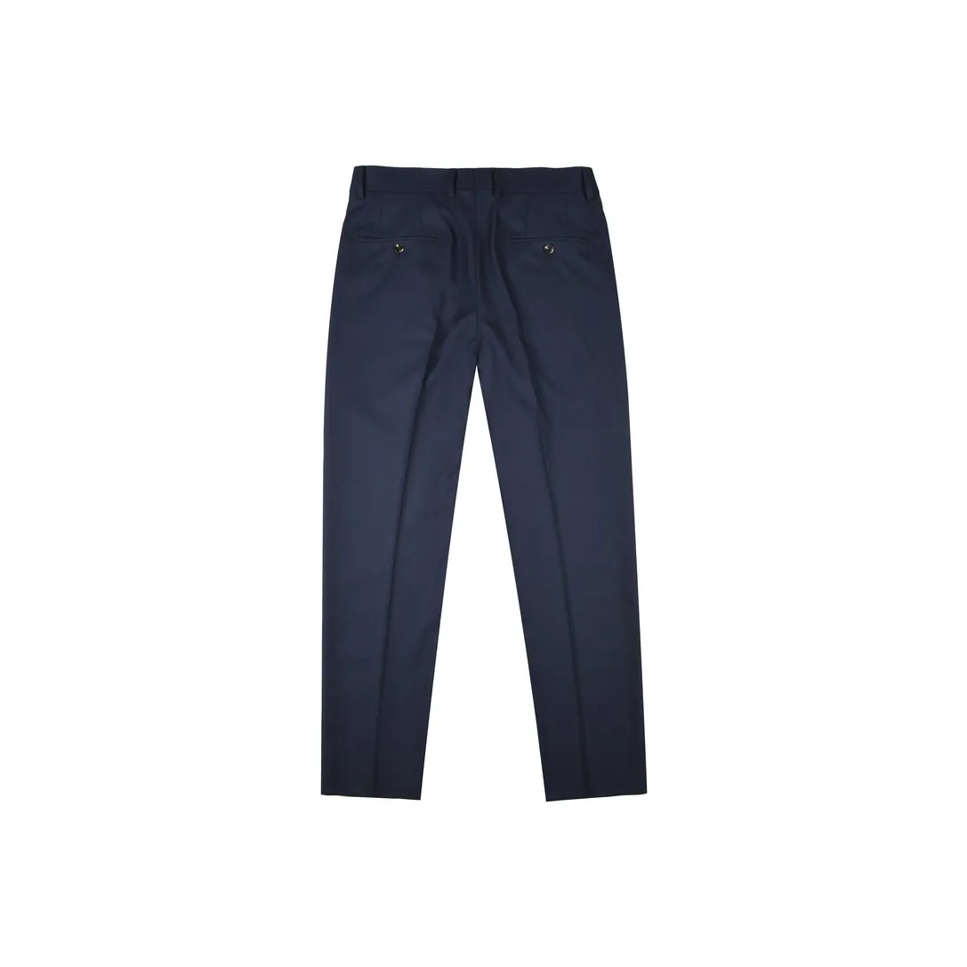 Raidy Boer Темно-синие мужские костюмные брюки