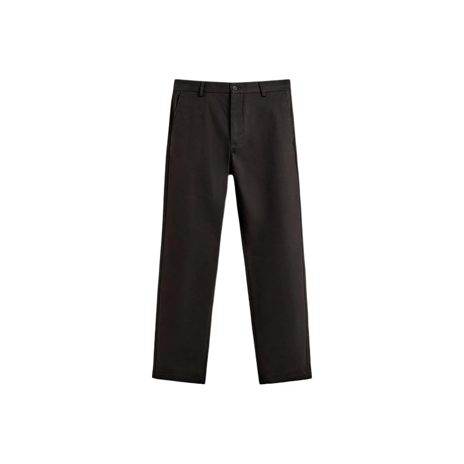 ZARA Темно-коричневые Мужские Повседневные Штаны