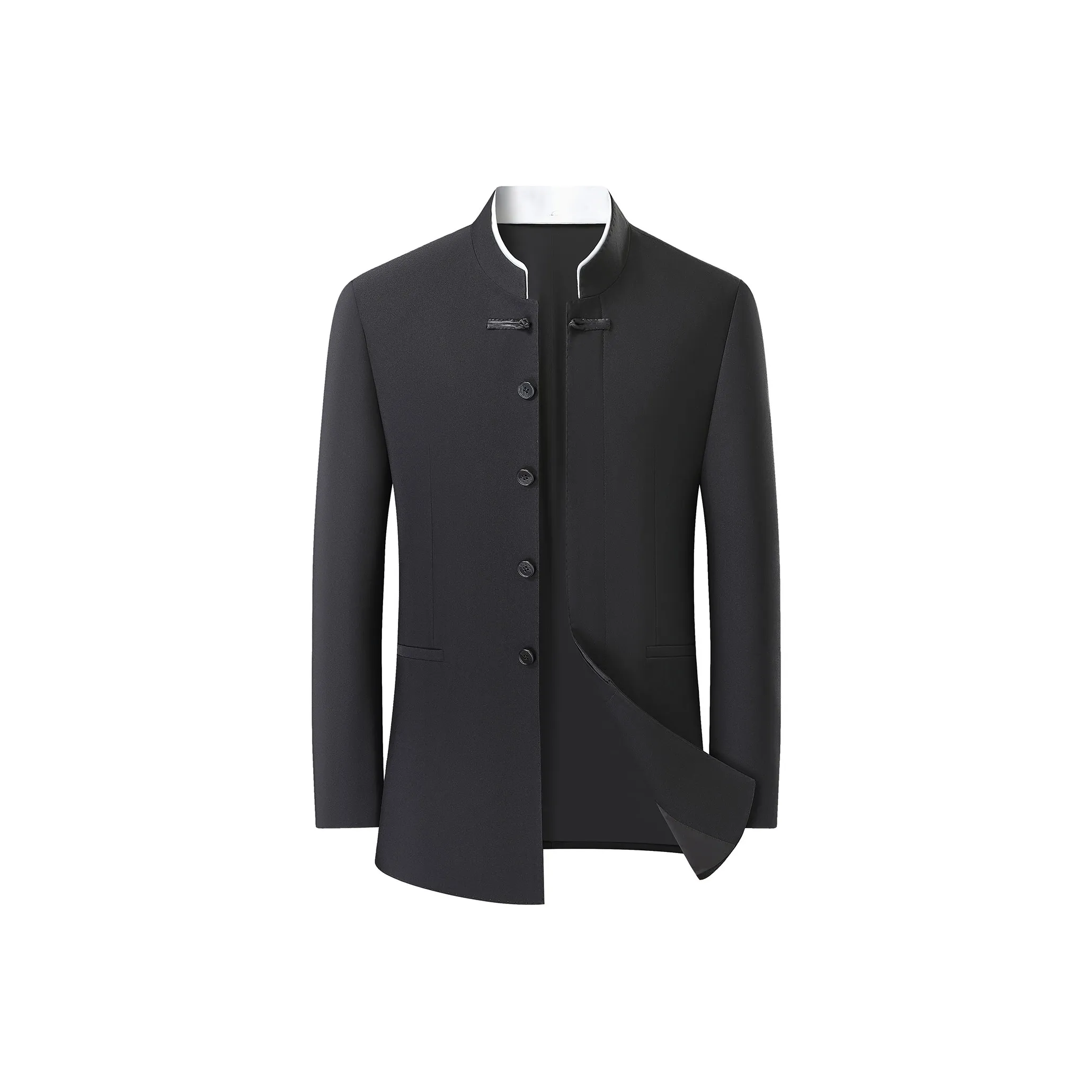 BAISHENGHU Черный Мужской Деловой Костюм