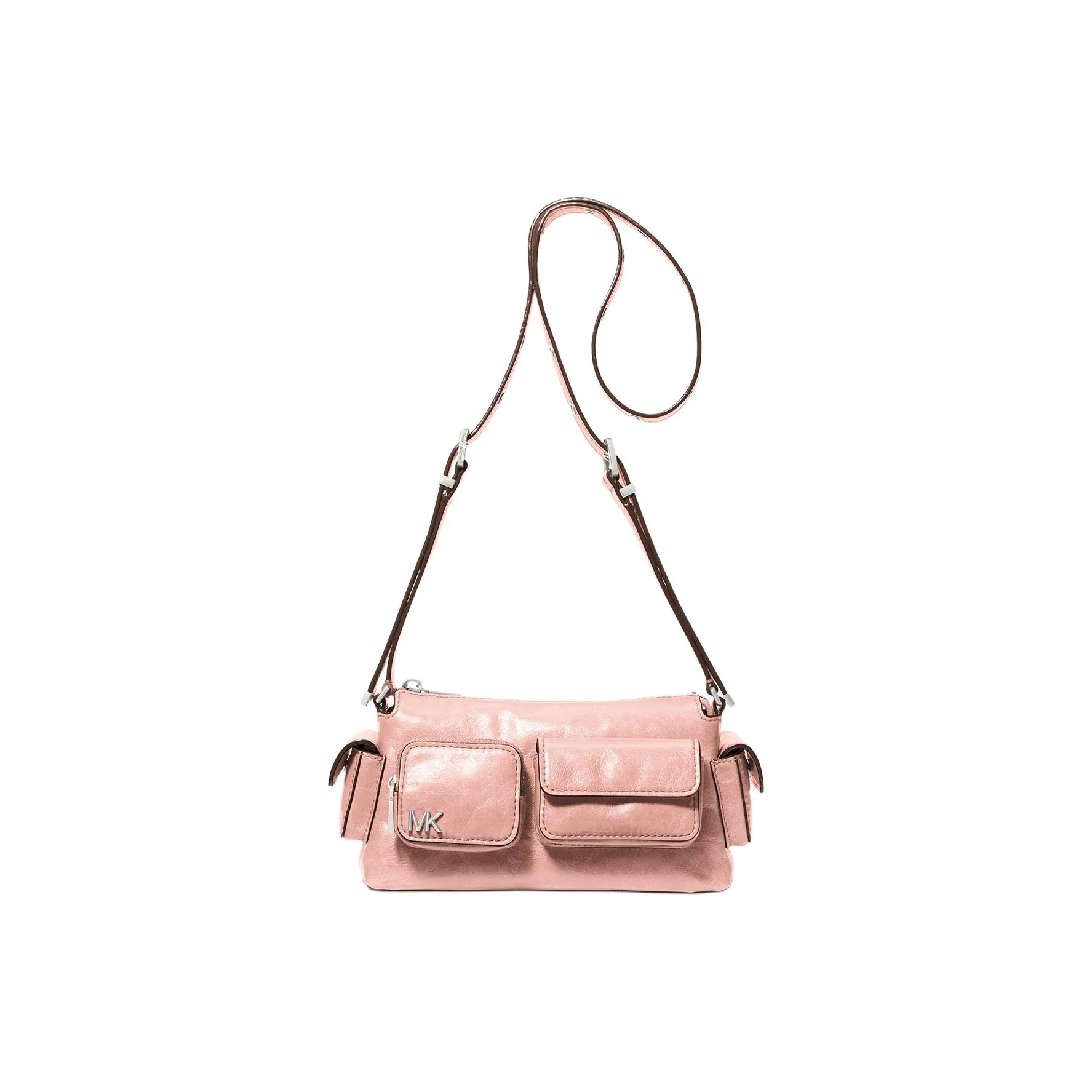 MICHAEL KORS Dakota Коровья кожа Сумка через плечо Маленькая Женская Дымчатый Розовый