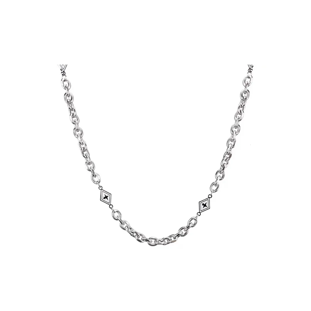 Quarqor Ожерелья из титанового стального сплава Мужской