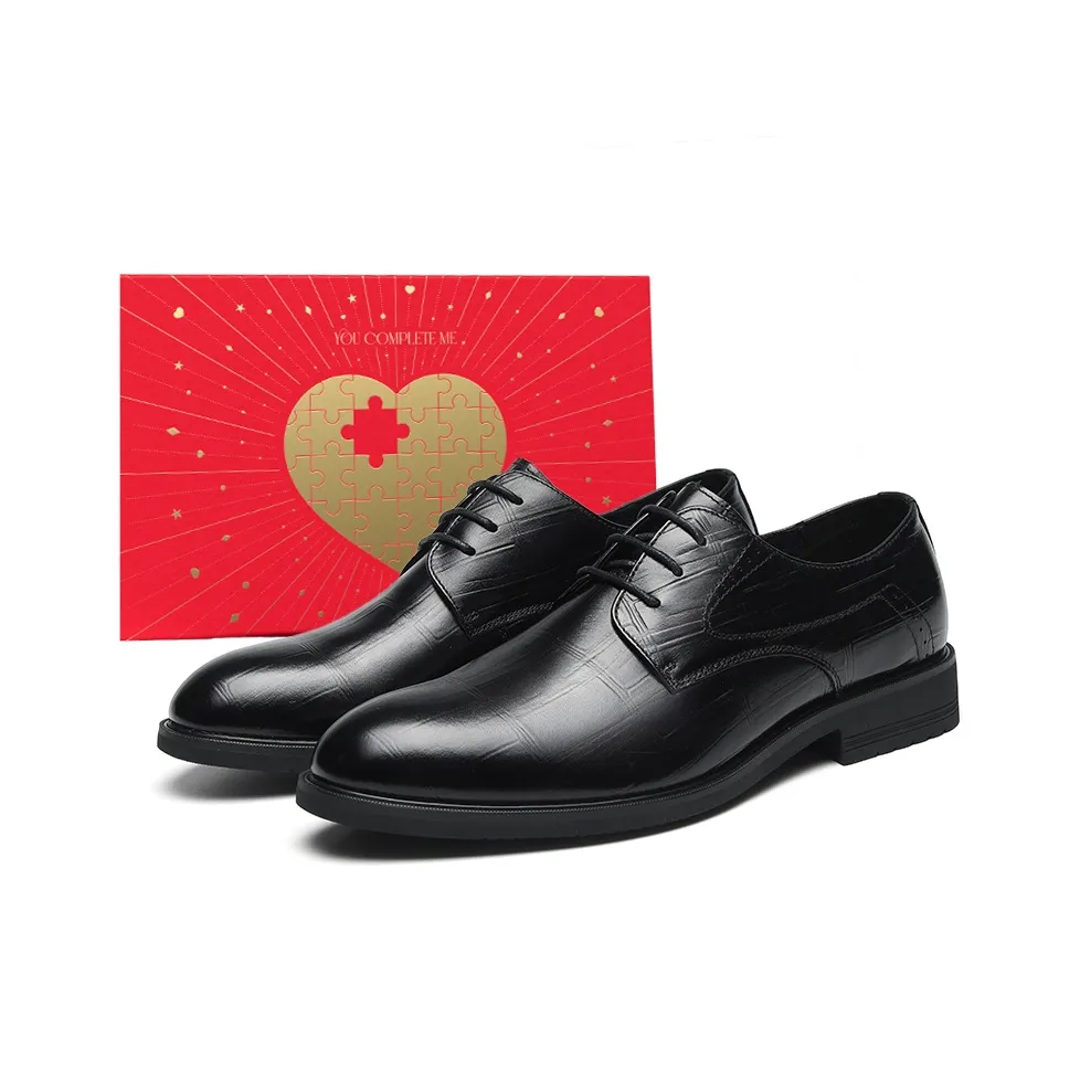 HLA Dress Shoes Men's Low top Black/Brown