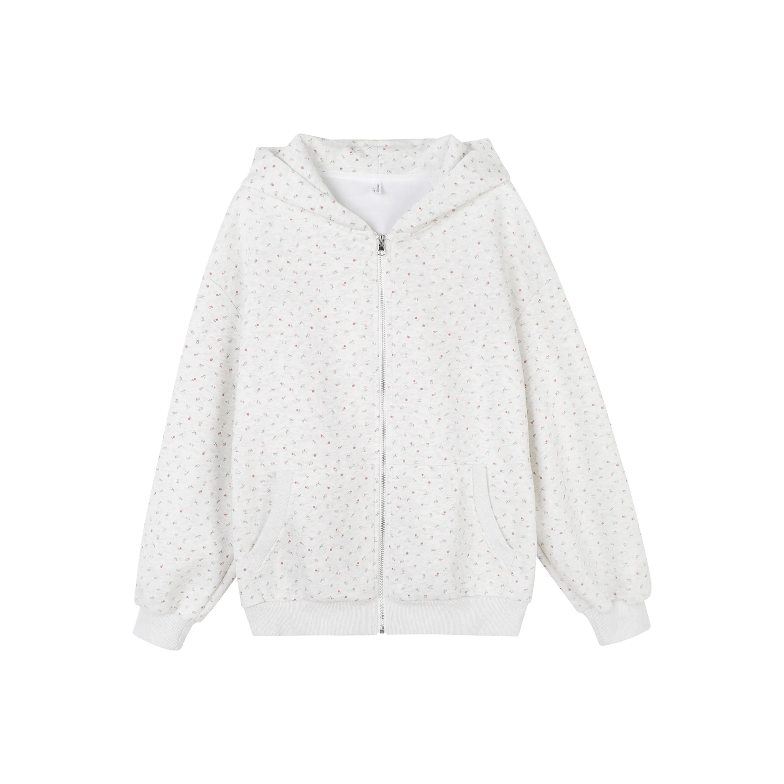 XIAOLIZI Белый Серый Унисекс Свитшоты