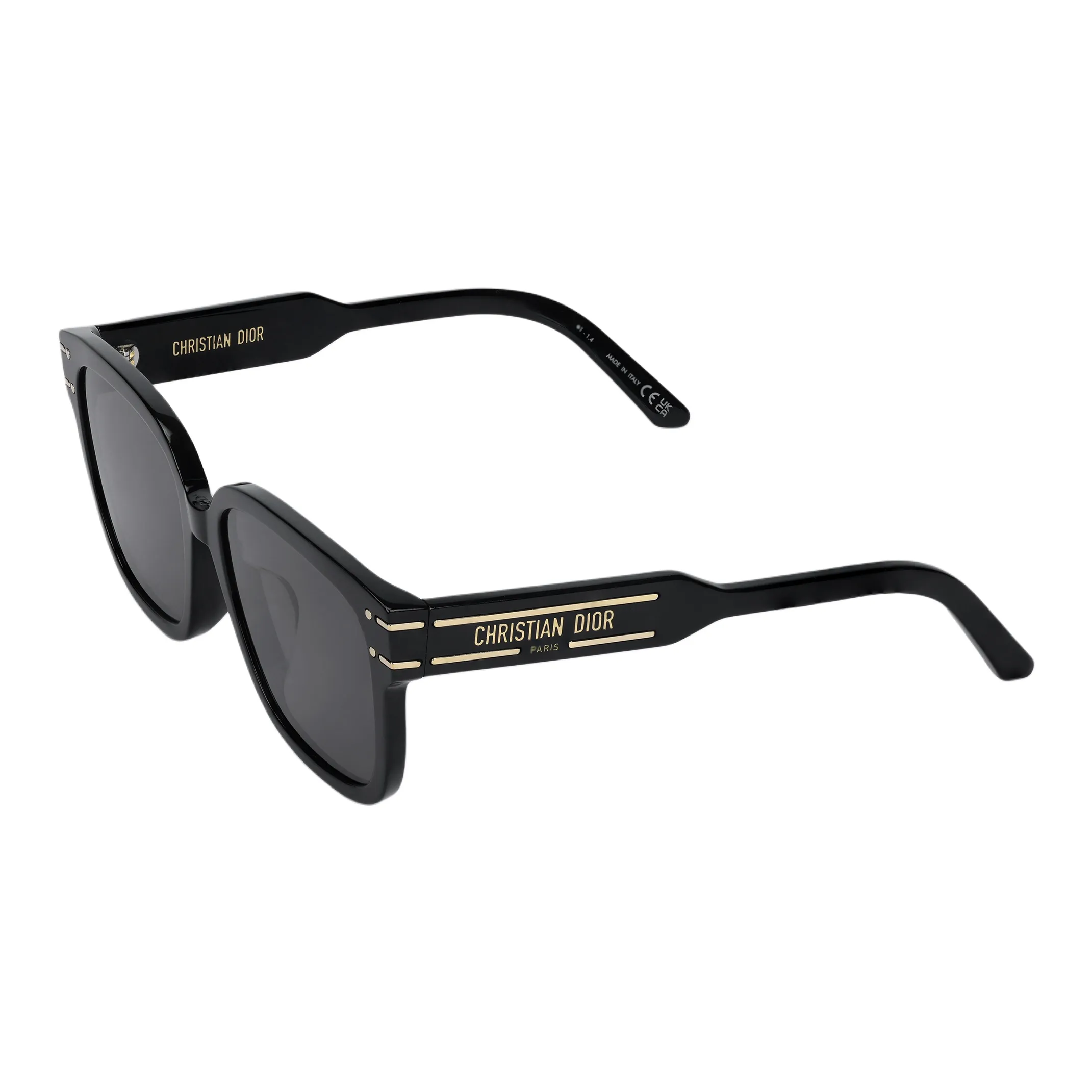 DIOR Ацетат Нерегулярная форма Солнцезащитные очки Женские Черный