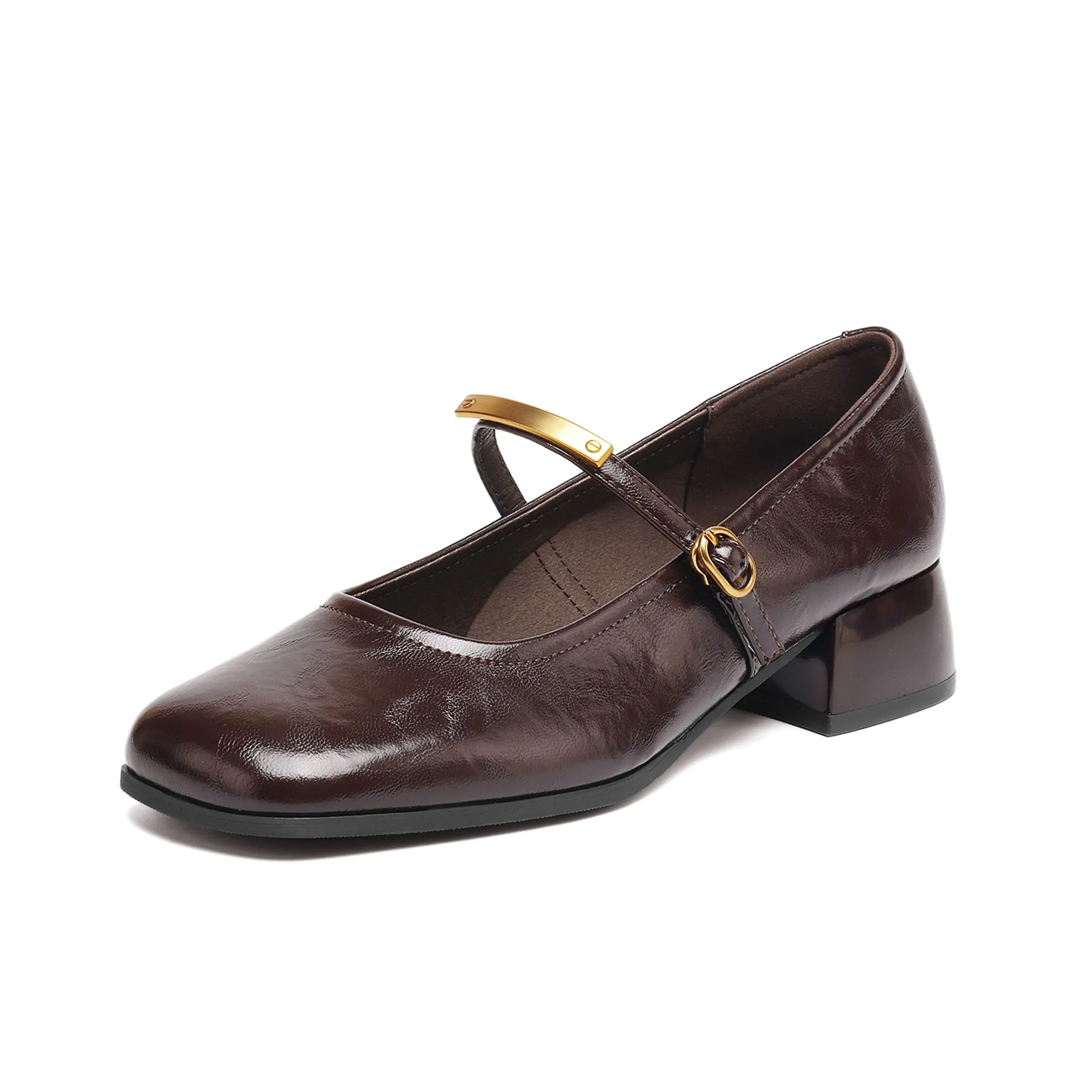 Daphne Квадратный каблук Туфли Мэри Джейн Женские