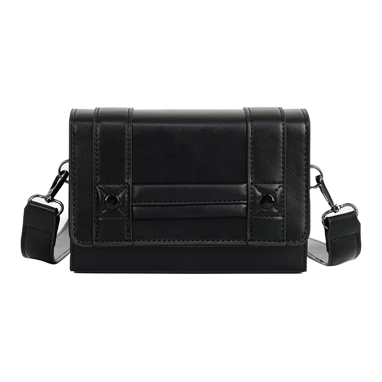 HAWA ПУ (полиуретан) Сумка через плечо Унисекс Черная