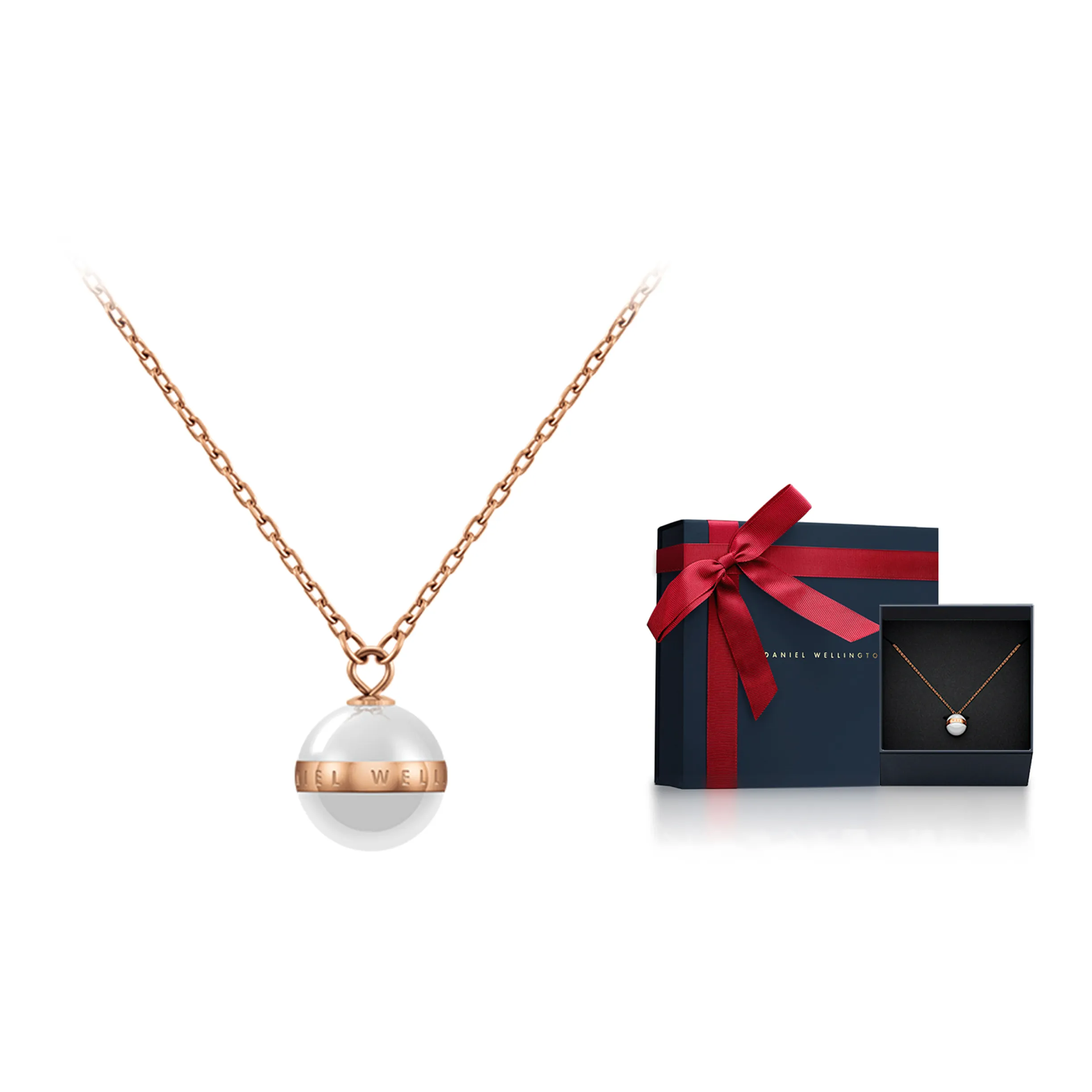 Daniel Wellington Sphere pendant Chain Necklace