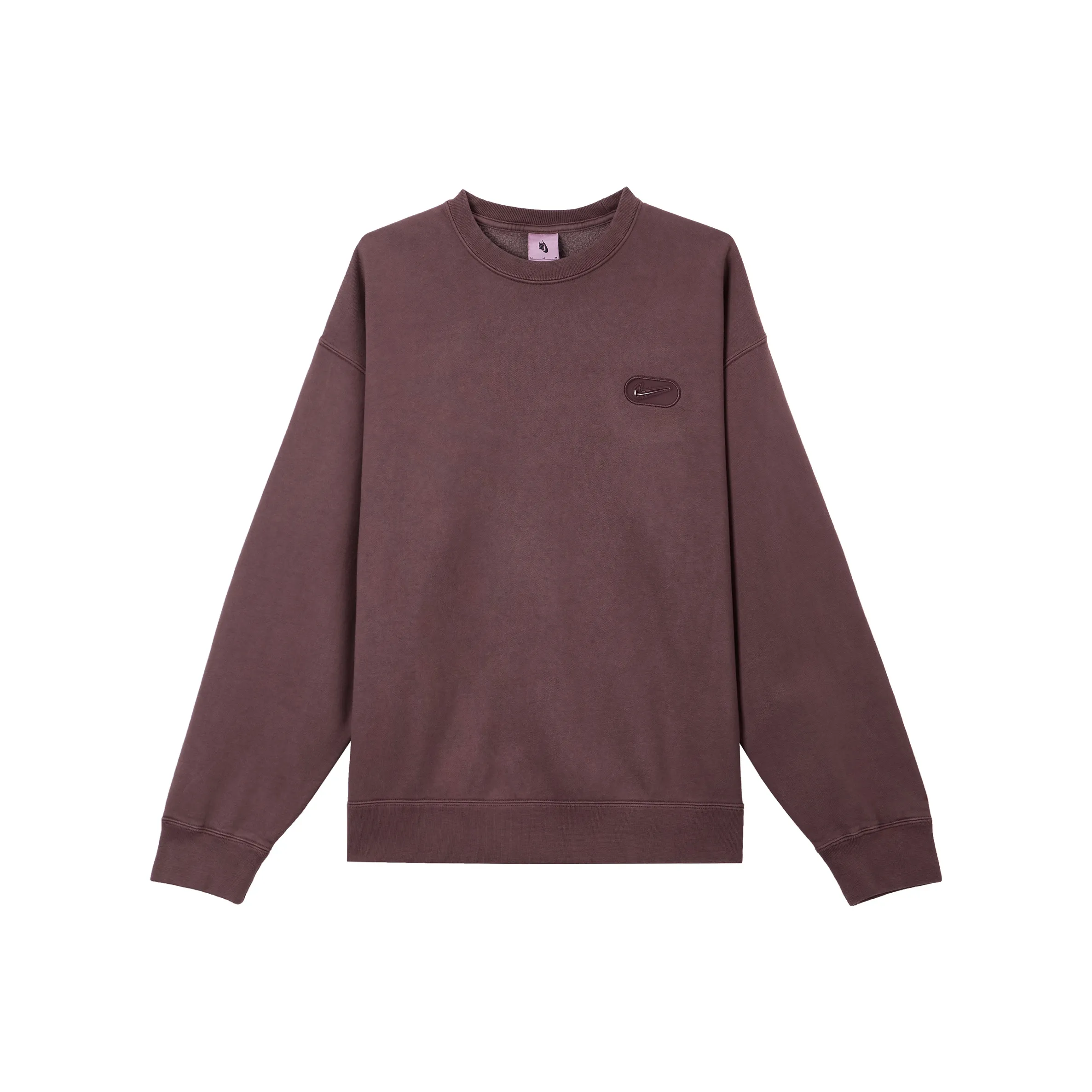 Nike Solo Swoosh Толстовка Мужской Яркий Бордовый Красный