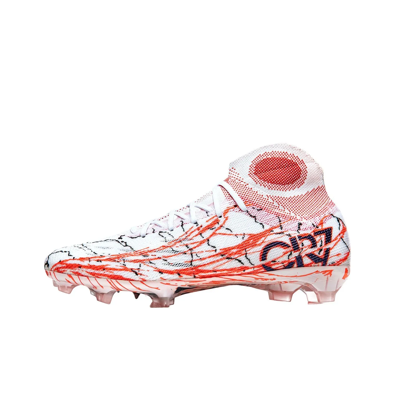 Saibi Футбольные бутсы High Top Розовые Красные Длинный Шип Унисекс