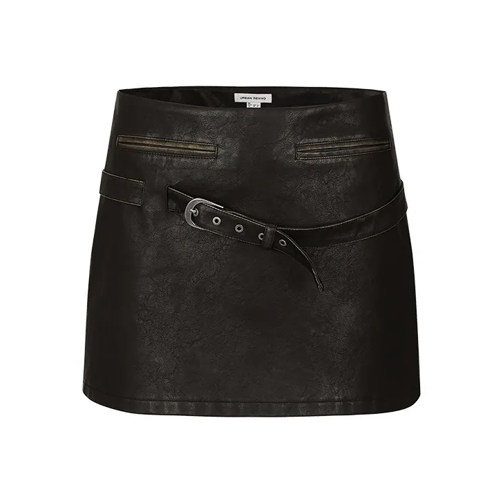URBAN REVIVO Повседневные Мини Юбки _ Женская одежда Женская
