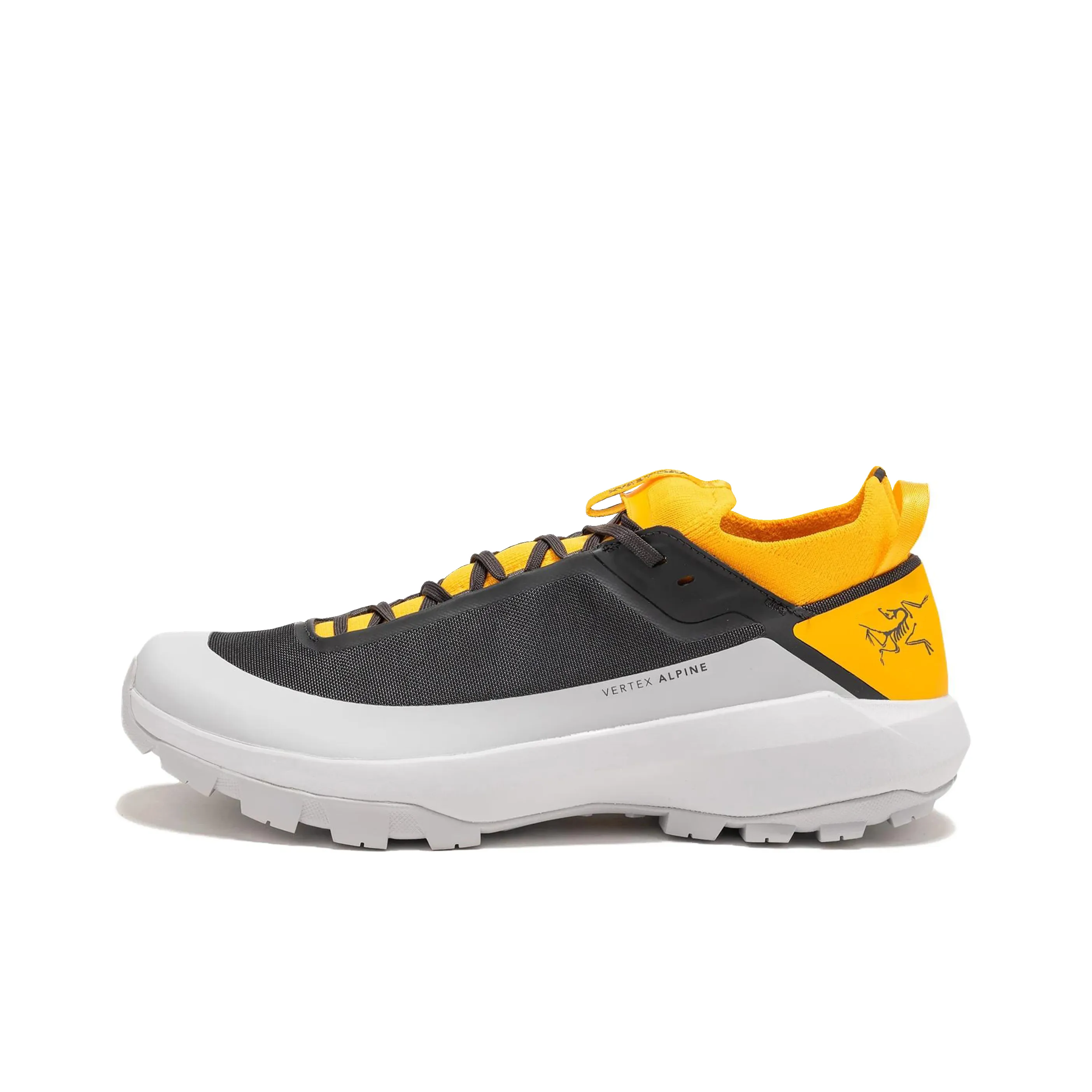 Arcteryx Vertex Alpine Anti Slip Wear Resistant Low Top Mountaineering & Hiking Shoes Men's Gray Orange