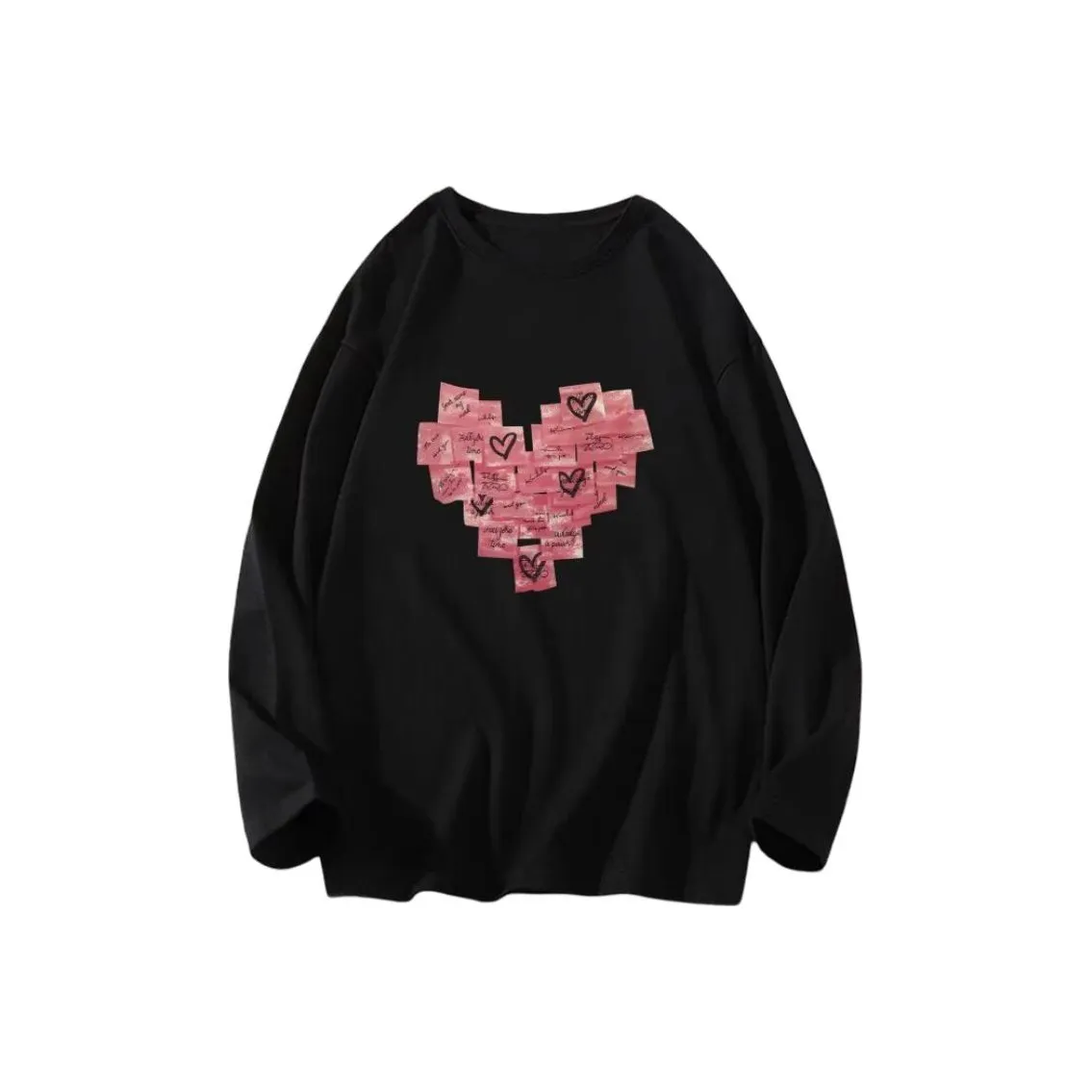 TONYBEAR Мужская одежда Casual Sports Trendy Versatile Сердце Принт Студенческая худи с Port City style Хлопок Мужской