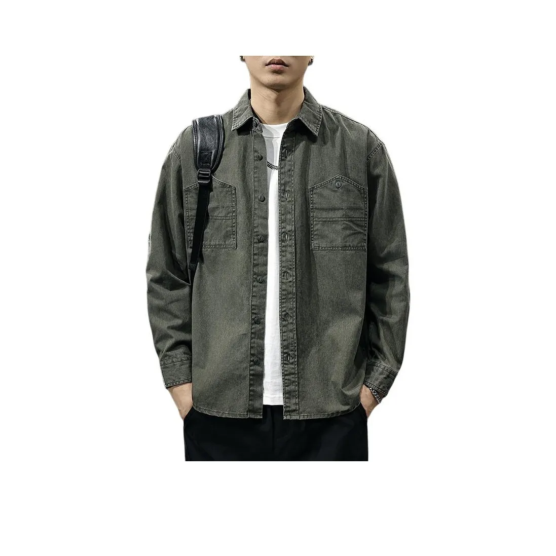 QIANJINNIU Мужские Джинсовые Куртки