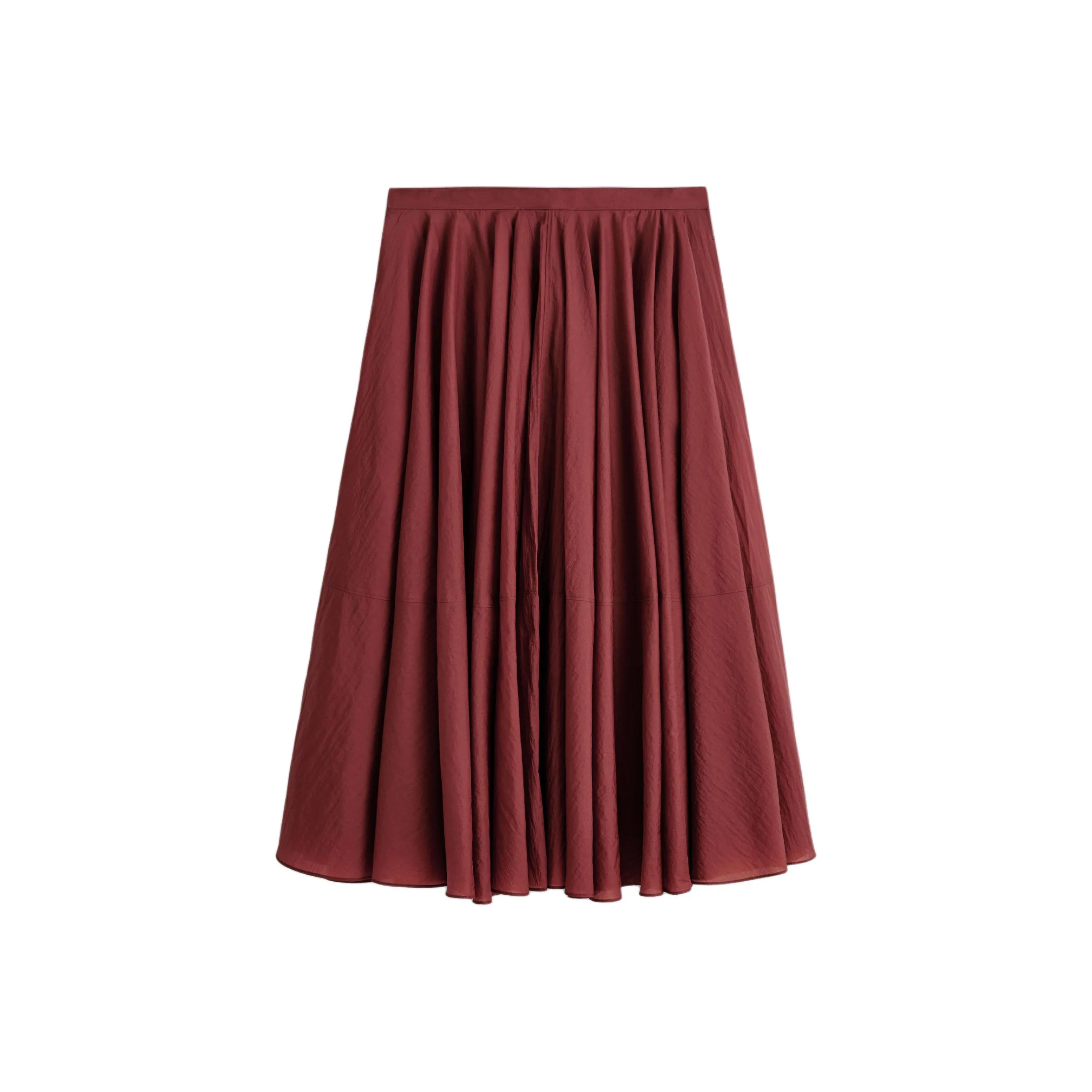 COS Красный Женские Повседневные Длинные Юбки