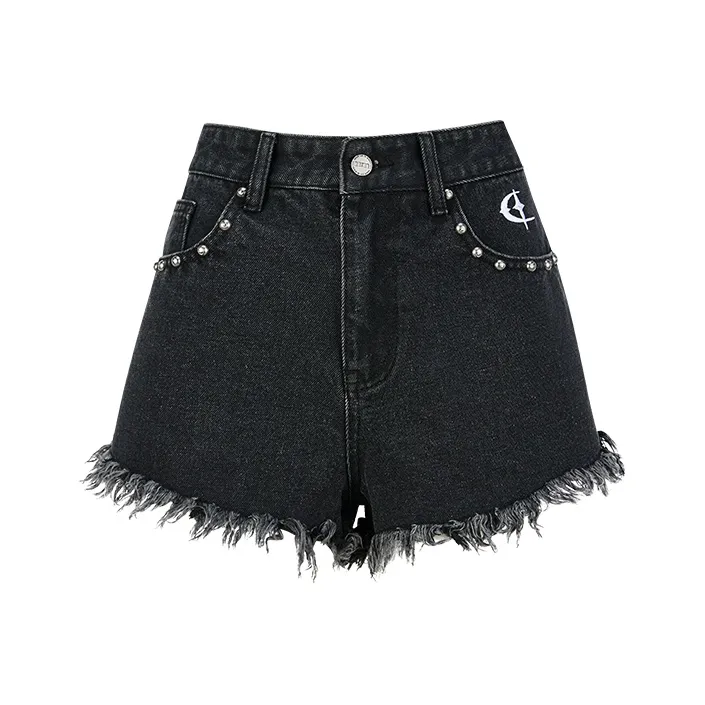 QUARTER IN NIGHT Джинсовые шорты Унисекс