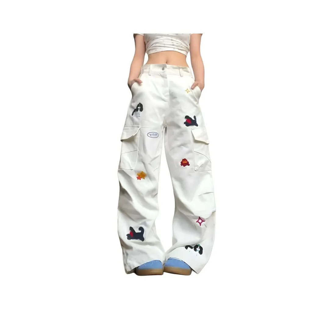 REMOULD Белый Женские Карго Брюки