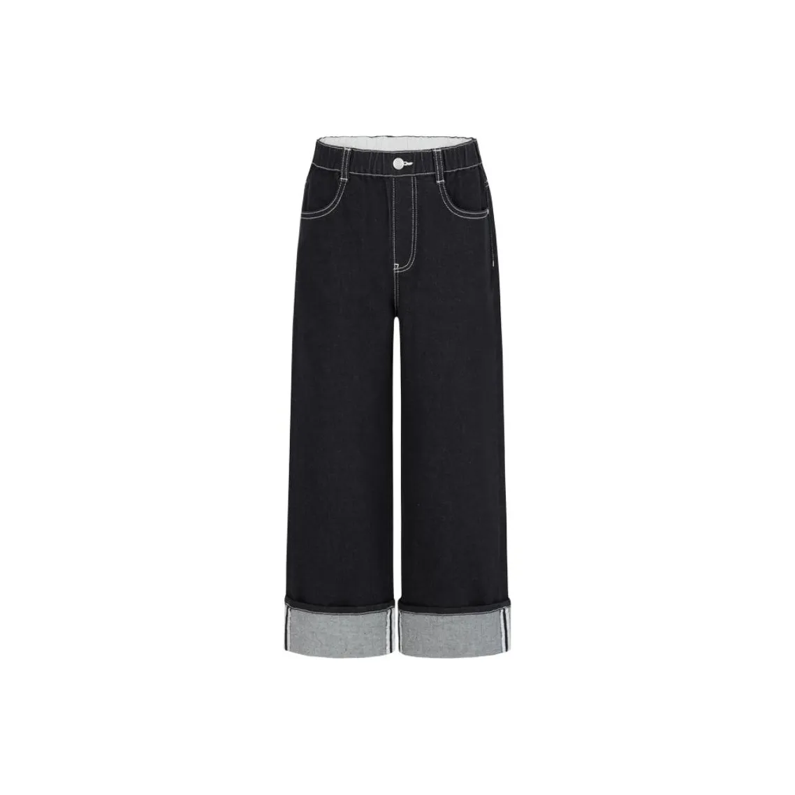 Little MO CO. Джинсовый синий унисекс джинсы