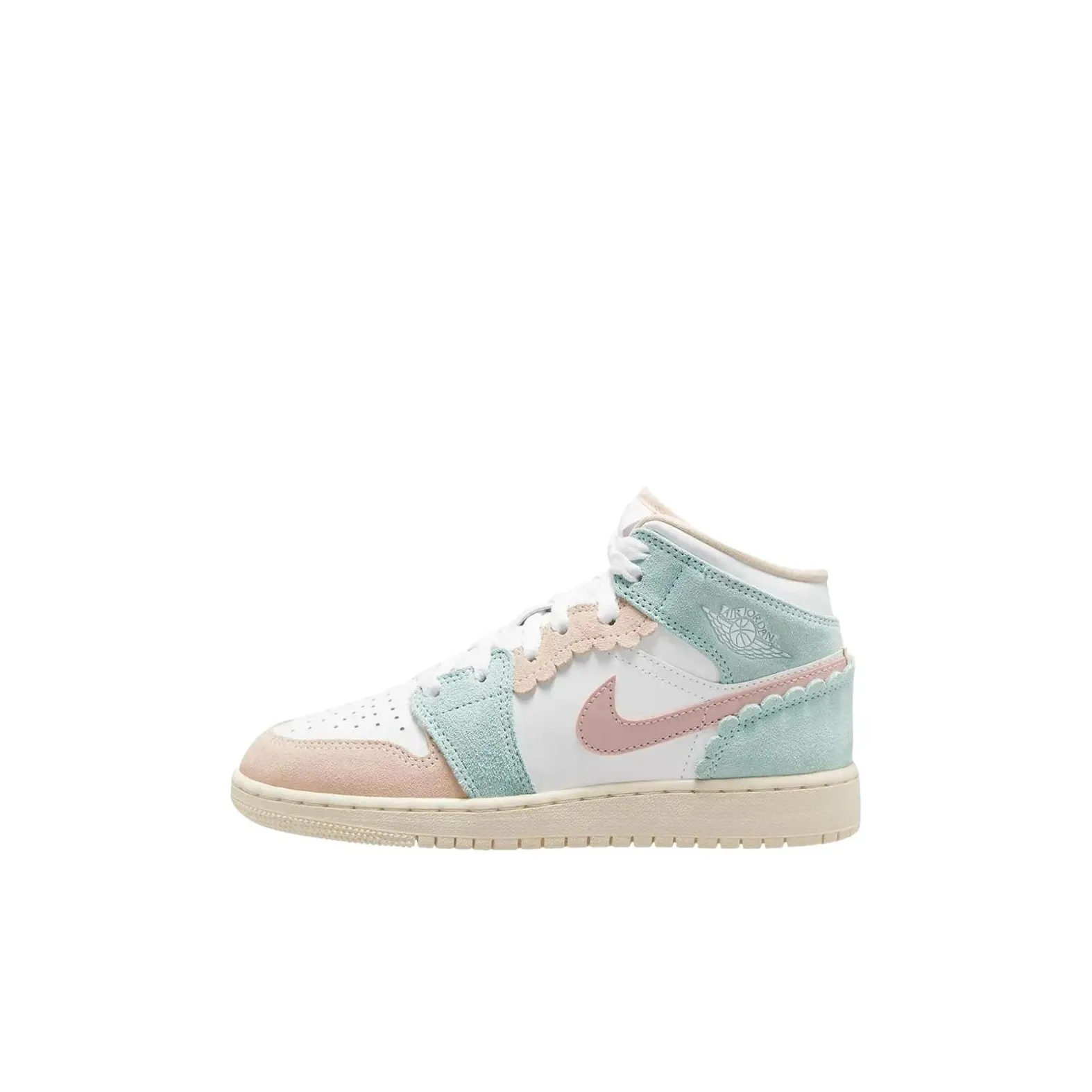 Jordan 1 Mid SE Pink Oxford GS