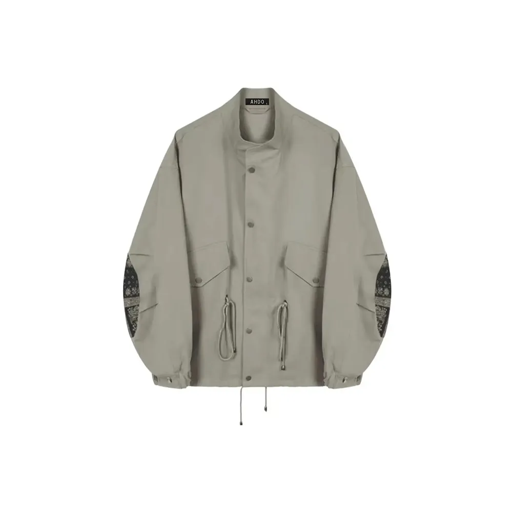 AHDO Серый Зеленый Женский Тренч