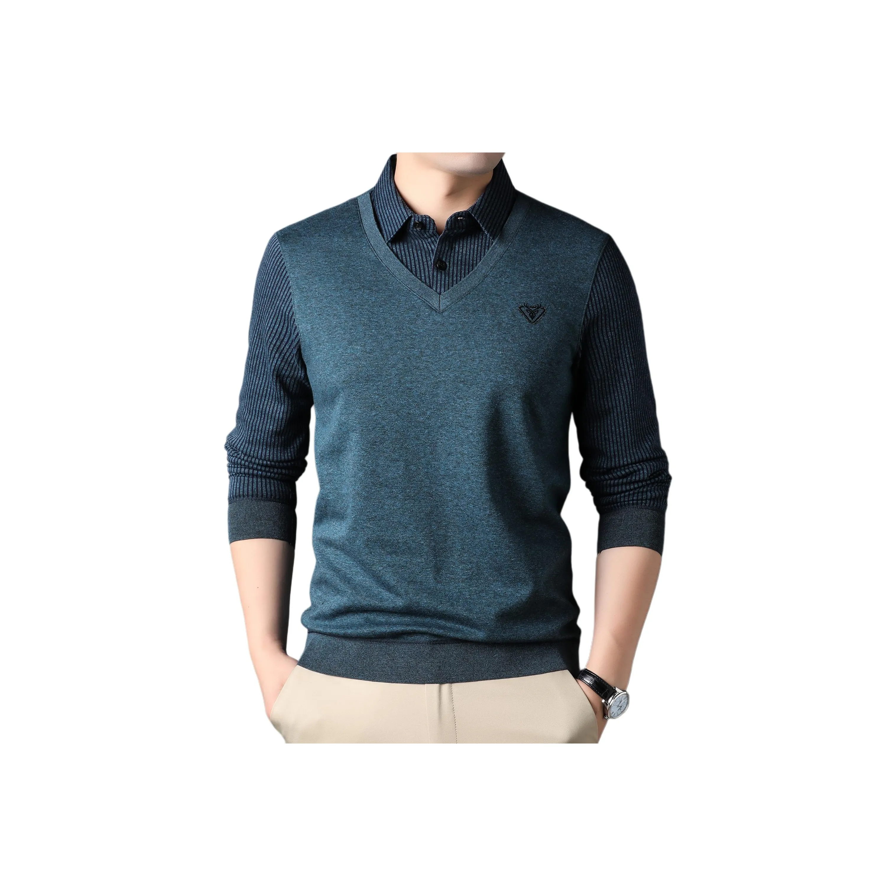 LAOYECHE Мужская рубашка поло