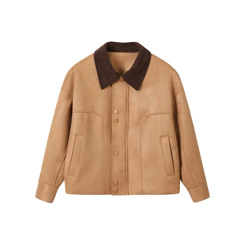 POWXV Замша Куртка Женская Куртка